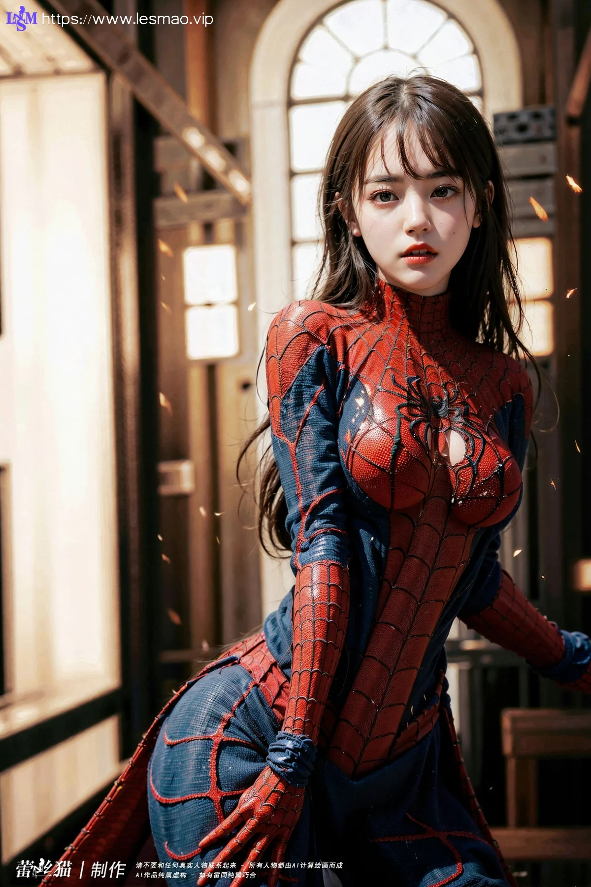 AIG  No.004 蜘蛛萌萌侠美女写真 - 5