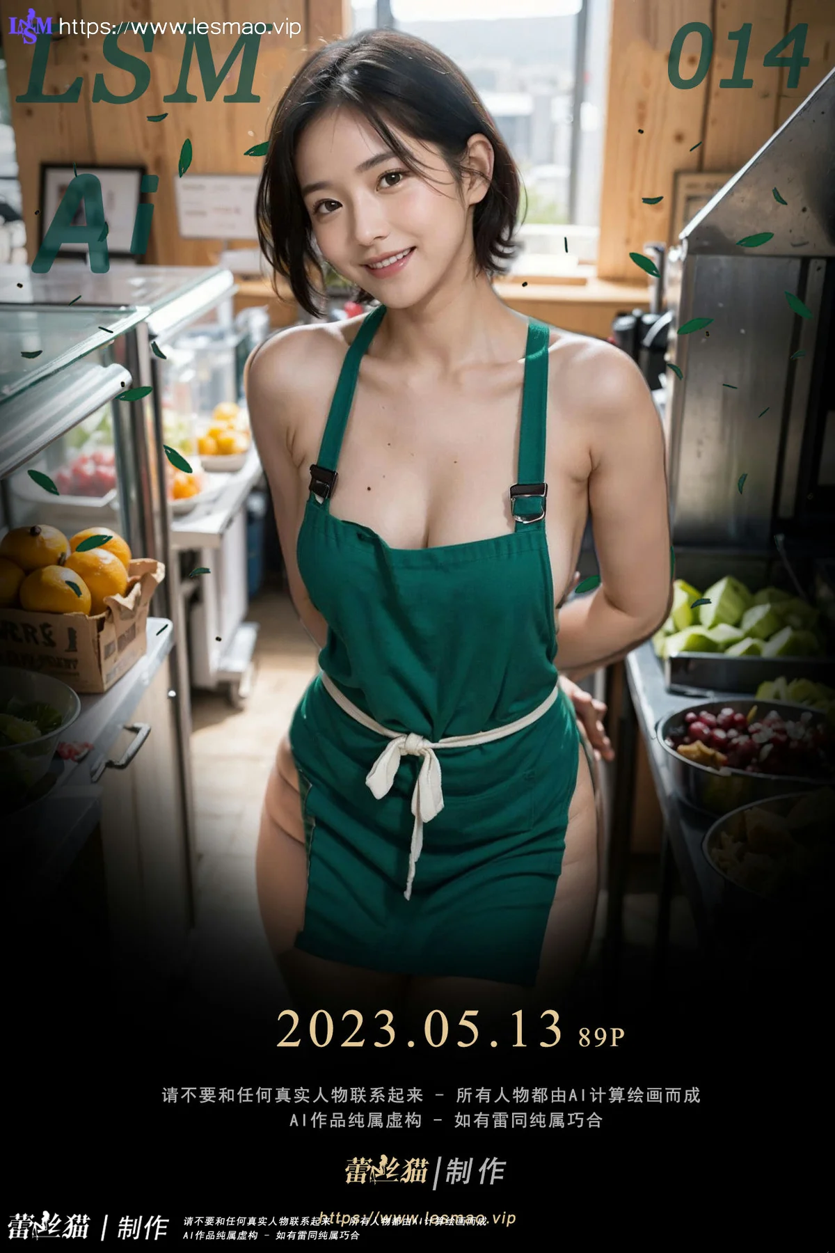 AIG  No.014 水果店美女销售 - 1