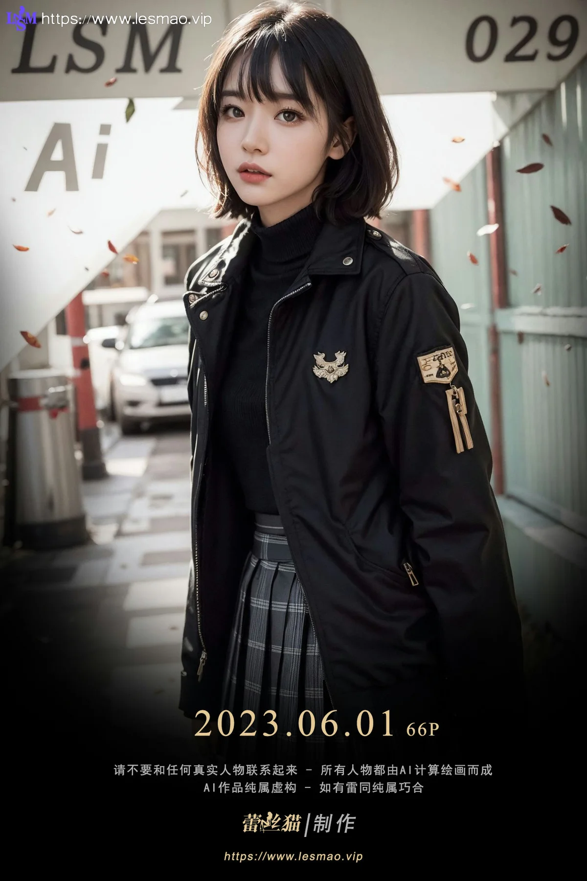 AIG  No.029 清纯萝莉街拍写真 - 1