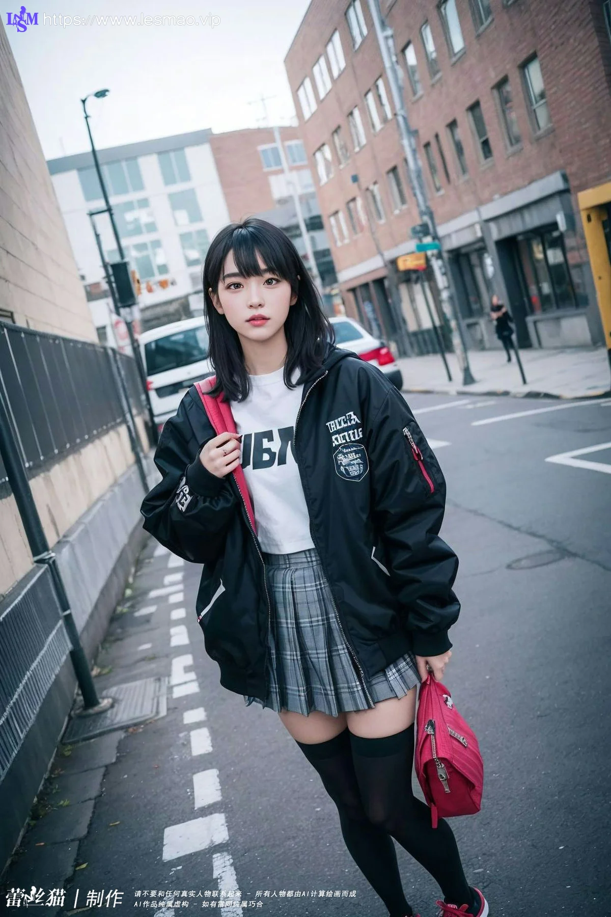 AIG  No.029 清纯萝莉街拍写真 - 1