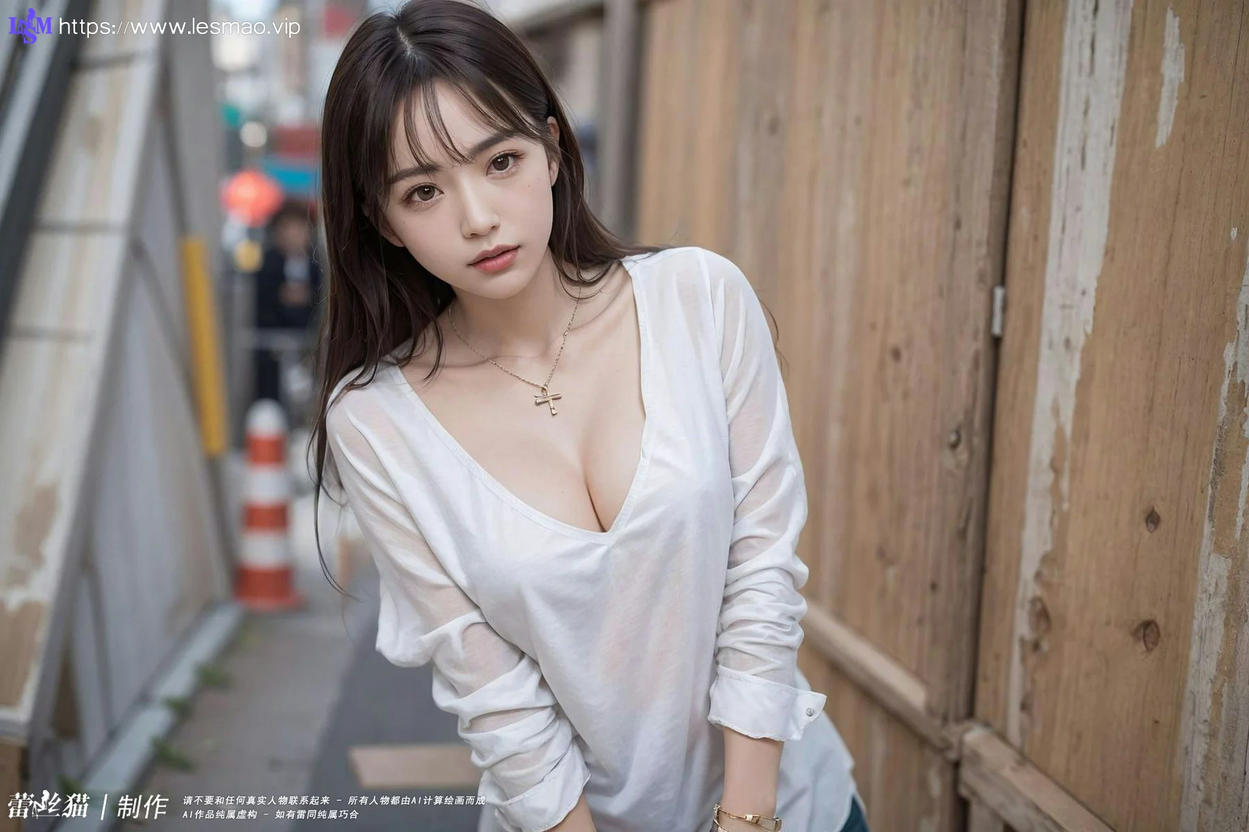 AIG  No.034 泳池白内衣系列美女 - 4
