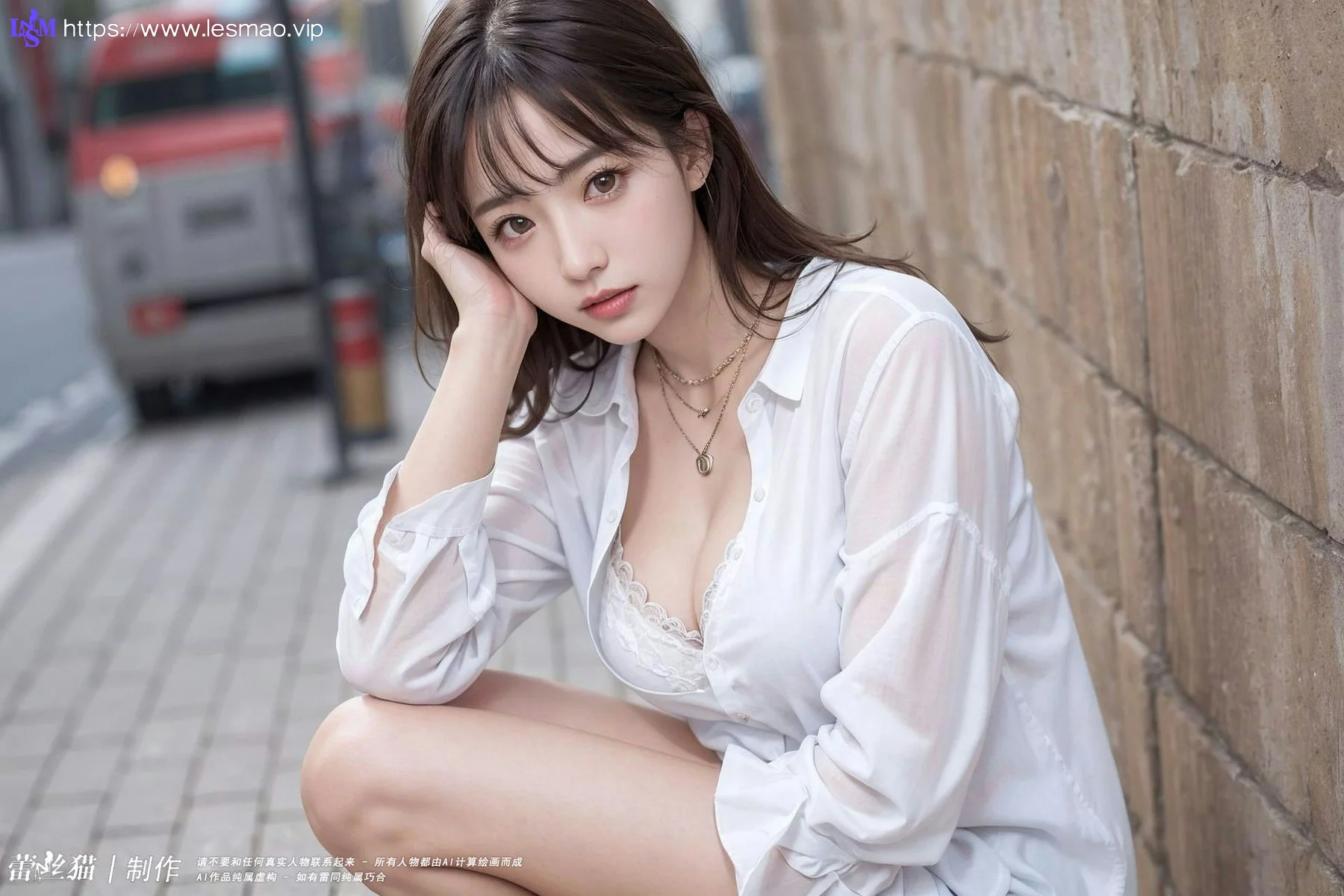 AIG  No.034 泳池白内衣系列美女 - 10