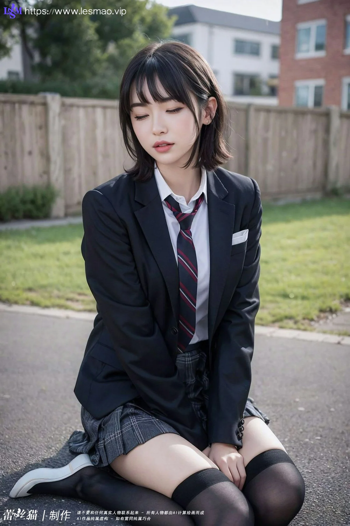 AIG  No.036 电车短发美女写真 - 3