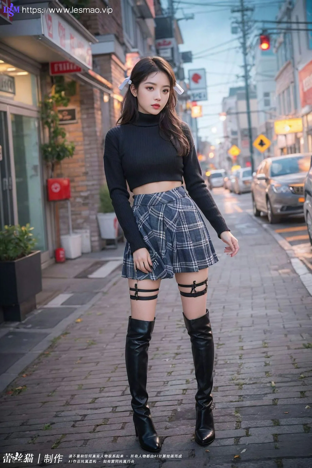 AIG  No.038 短裙爆乳街拍美女 - 2