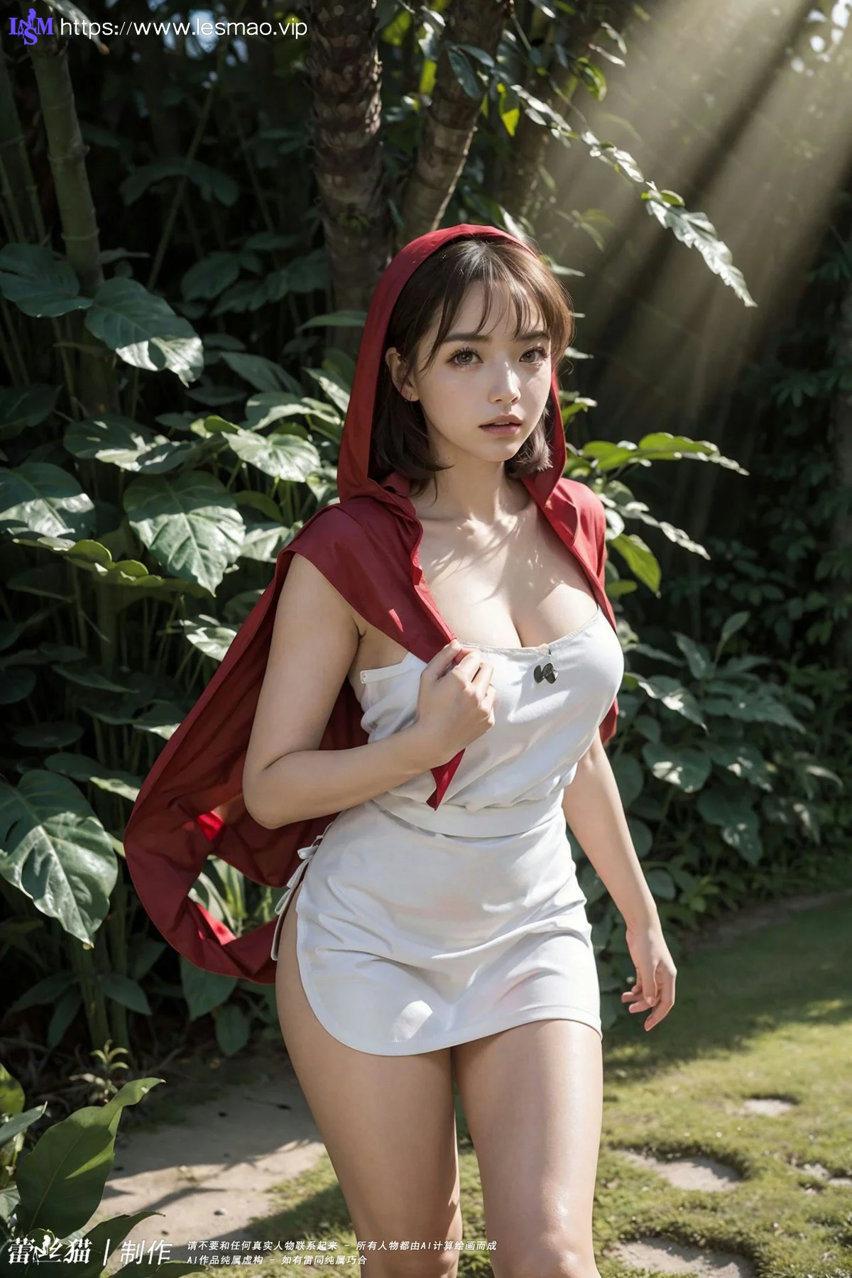 AIG  No.043 野外小红帽爆乳美女 - 4
