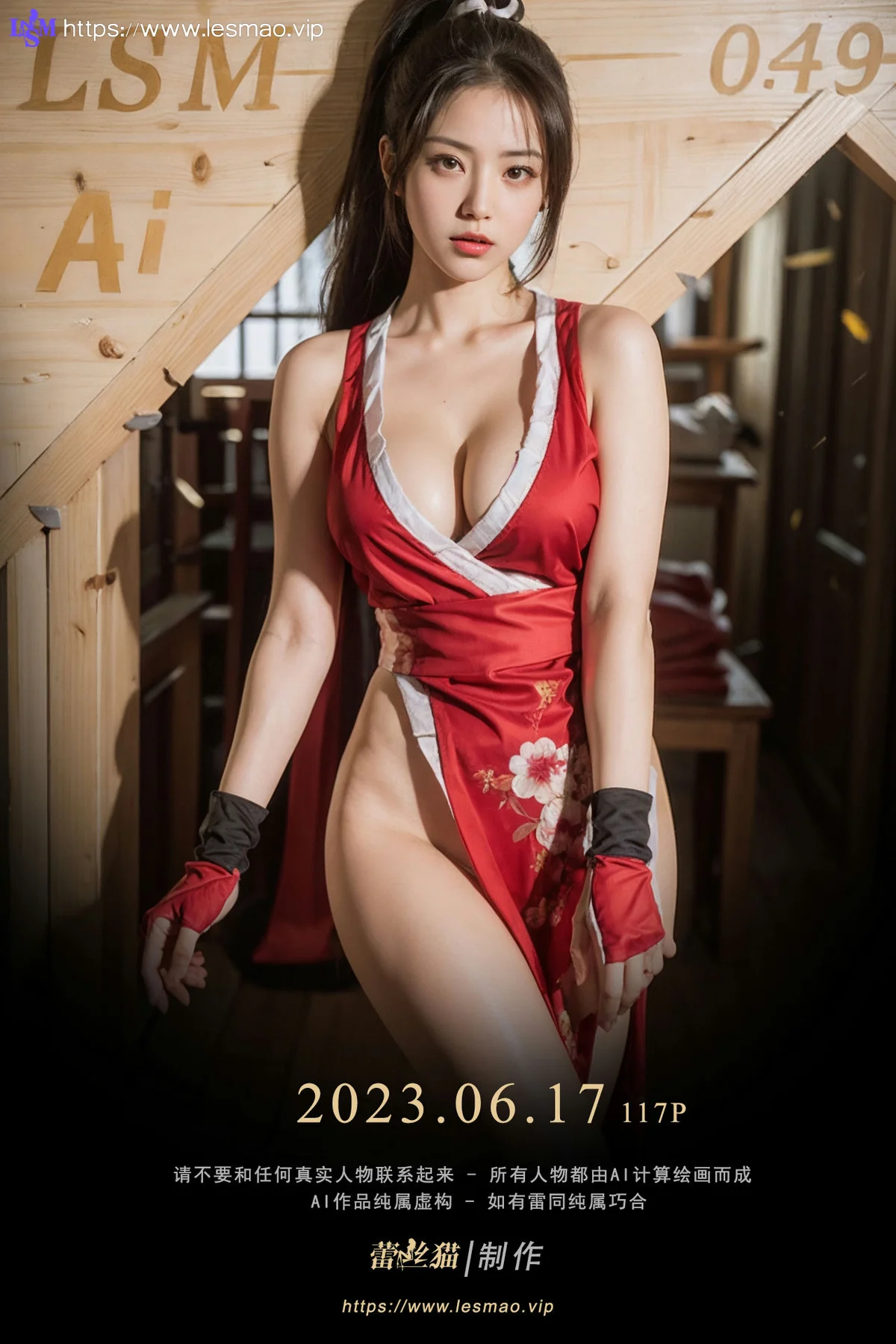 AIG  No.049 不知火舞爆乳cos - 1