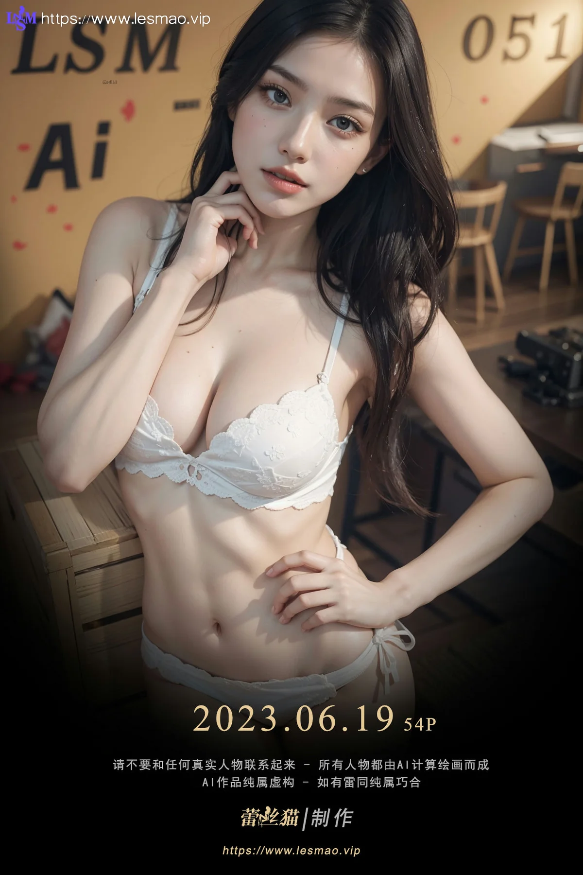 AIG  No.051 泳池比基尼性感美女 - 1