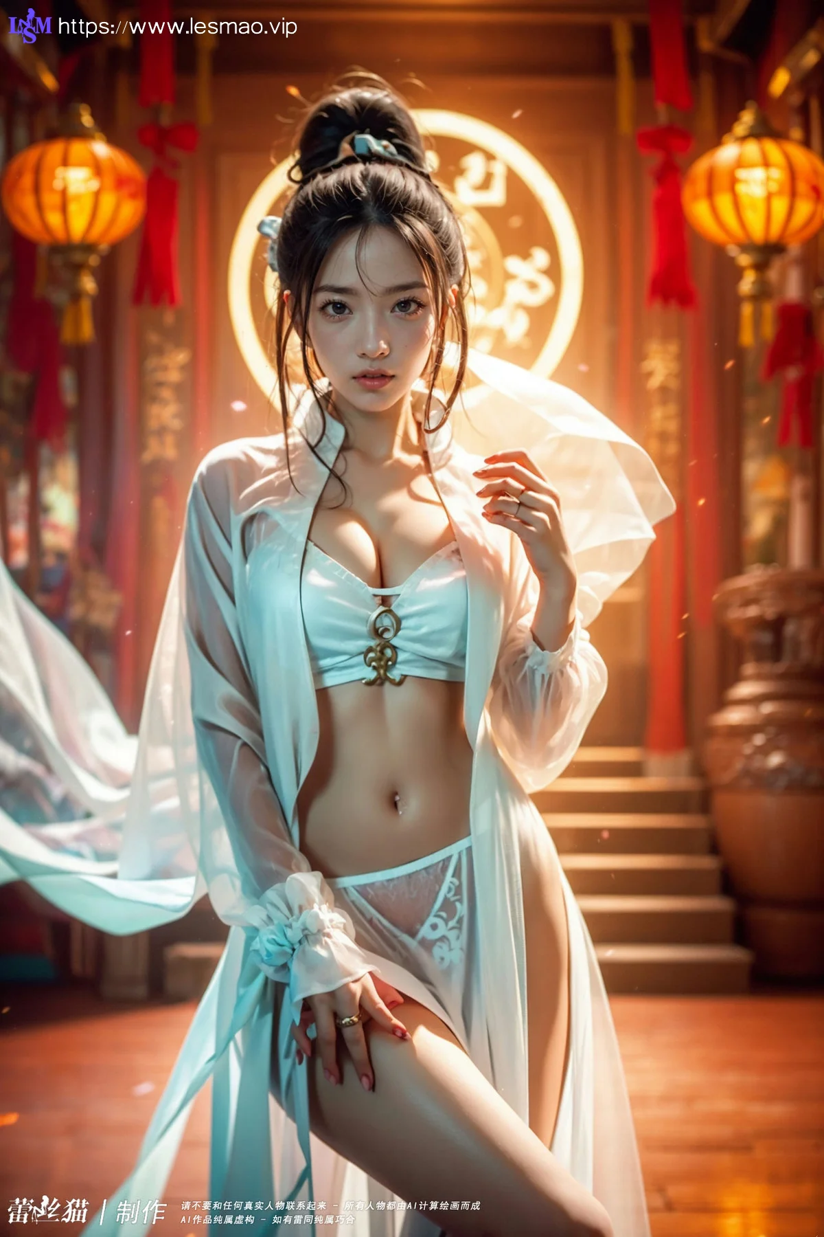 AIG  No.054 白衣性感爆乳法师 - 4