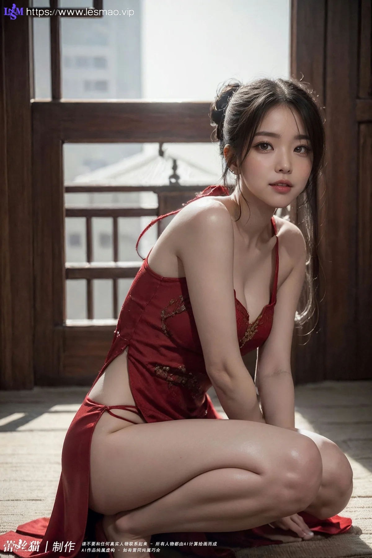 AIG  No.055 红色主题国风美女 - 10