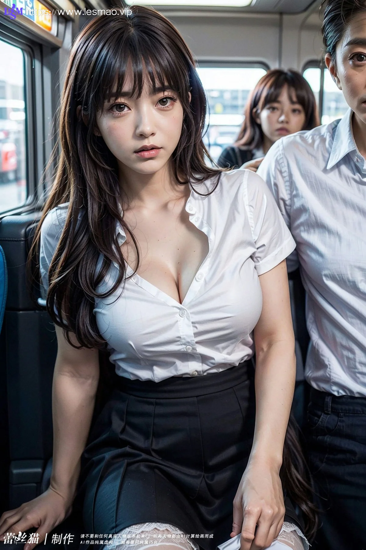 AIG  No.061 贪恋电车少女的大爷 - 3