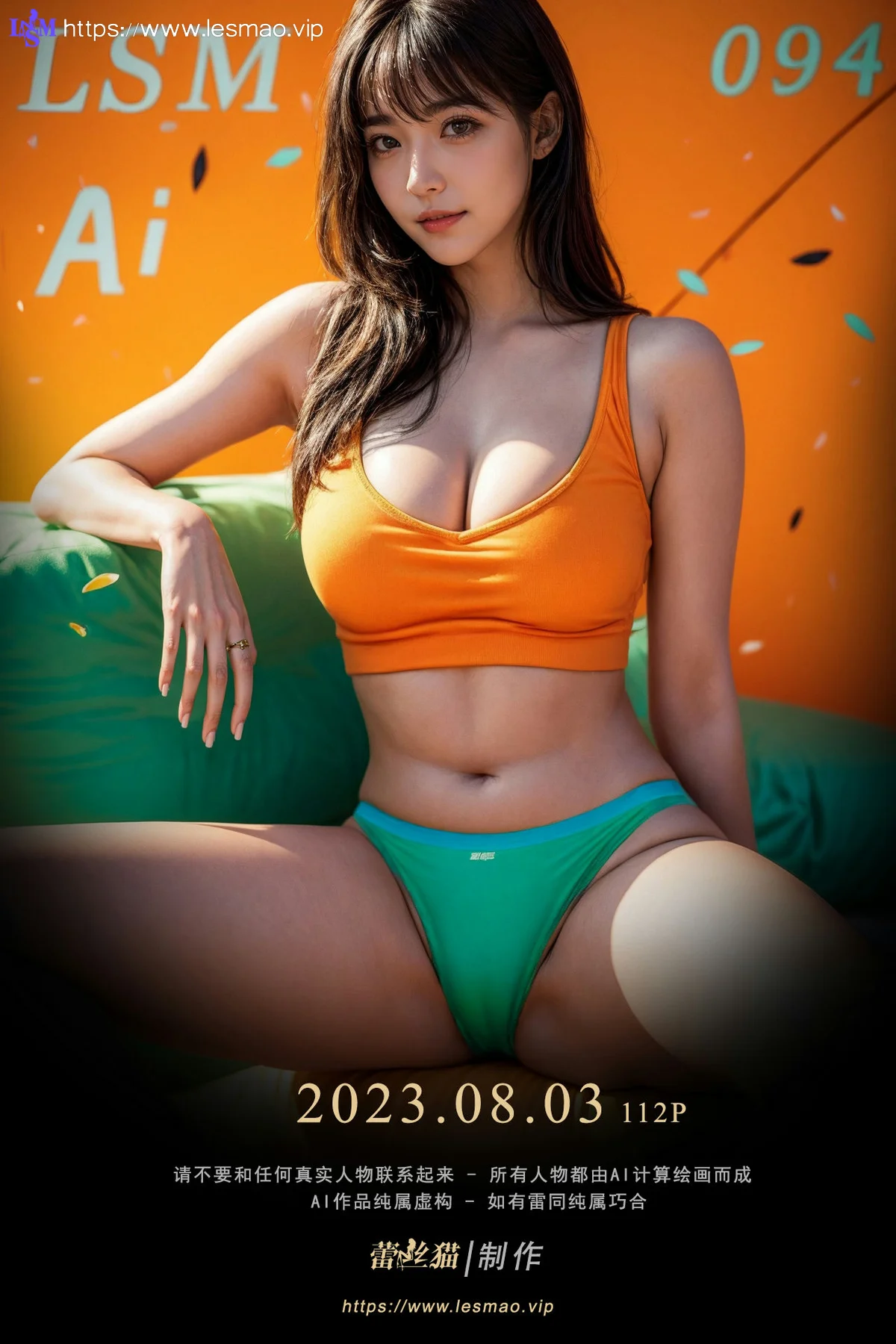 AIG  No.094 夏日活力青橙少女 - 1