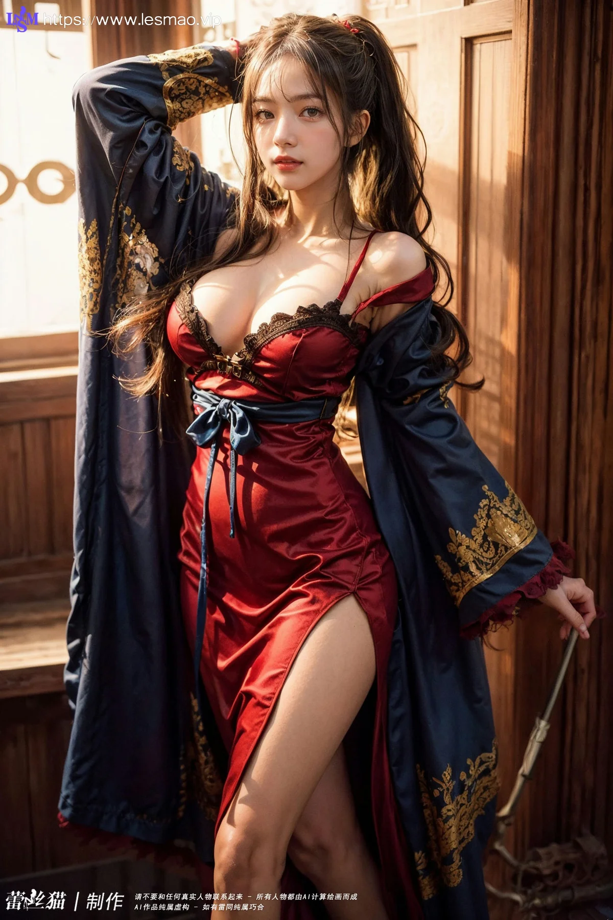 AIG  No.098 爆乳酥胸丝绸宫廷 - 4