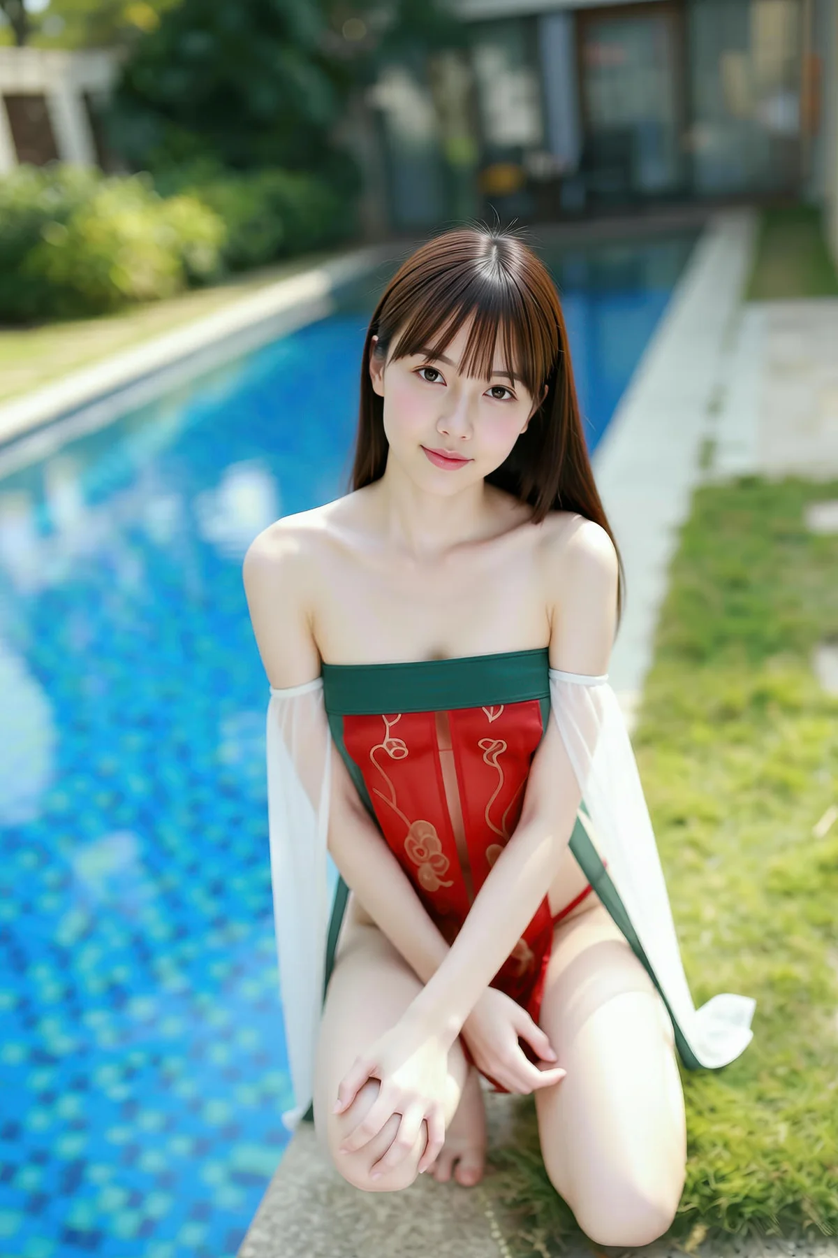 AIG  No.248 婉婉香肩古风美女 - 4