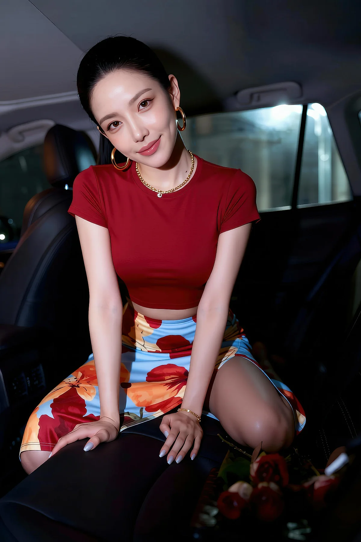 AIG  No.256 婉婉兔毛性感短裙 - 5