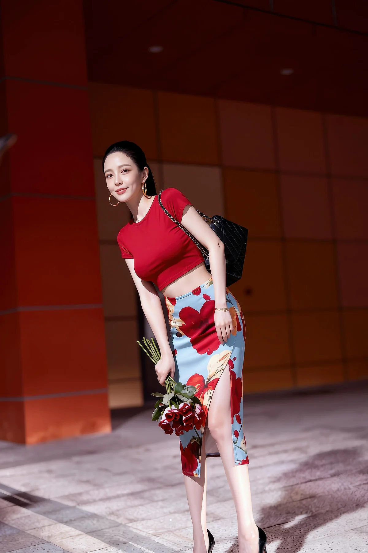 AIG  No.256 婉婉兔毛性感短裙 - 6