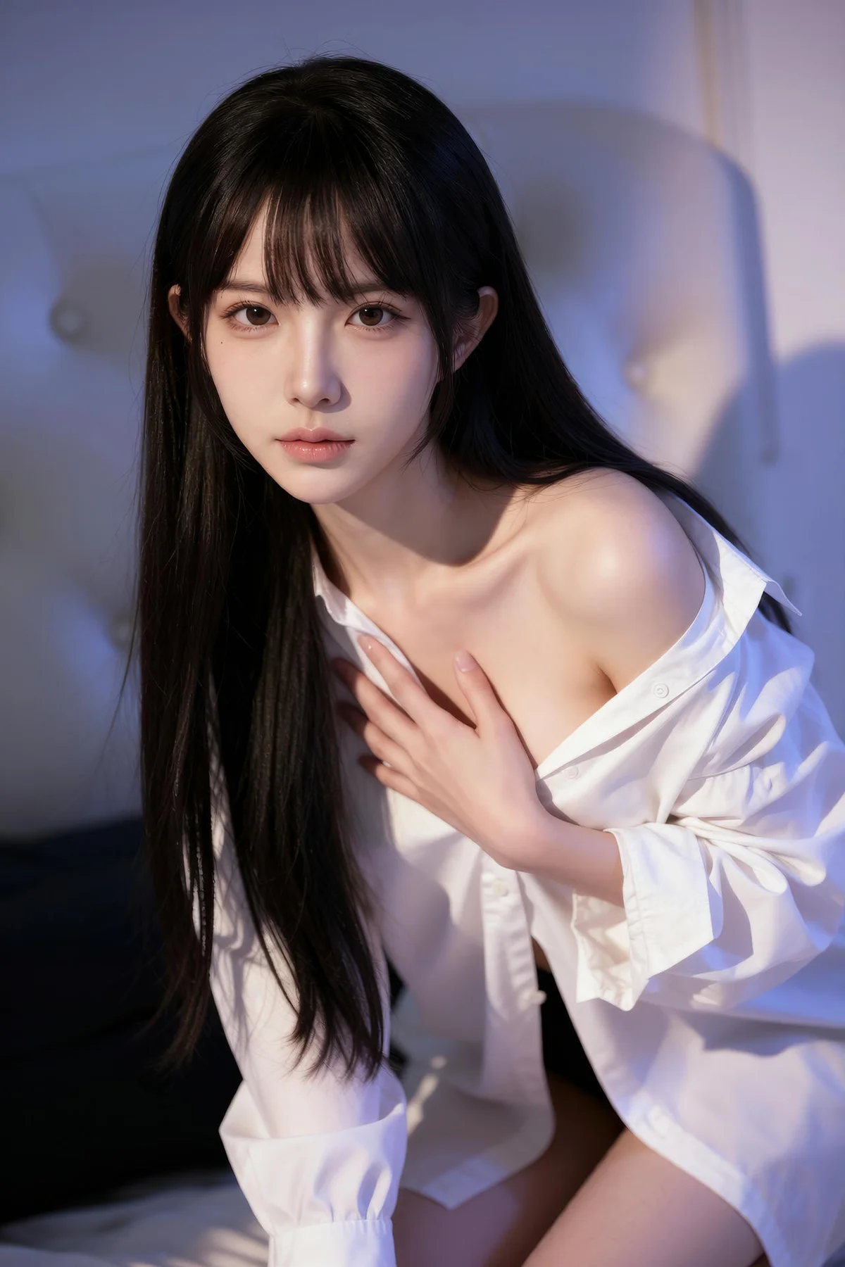 AIG  No.305 芭喜mila爆乳白衬衫玉背 - 4