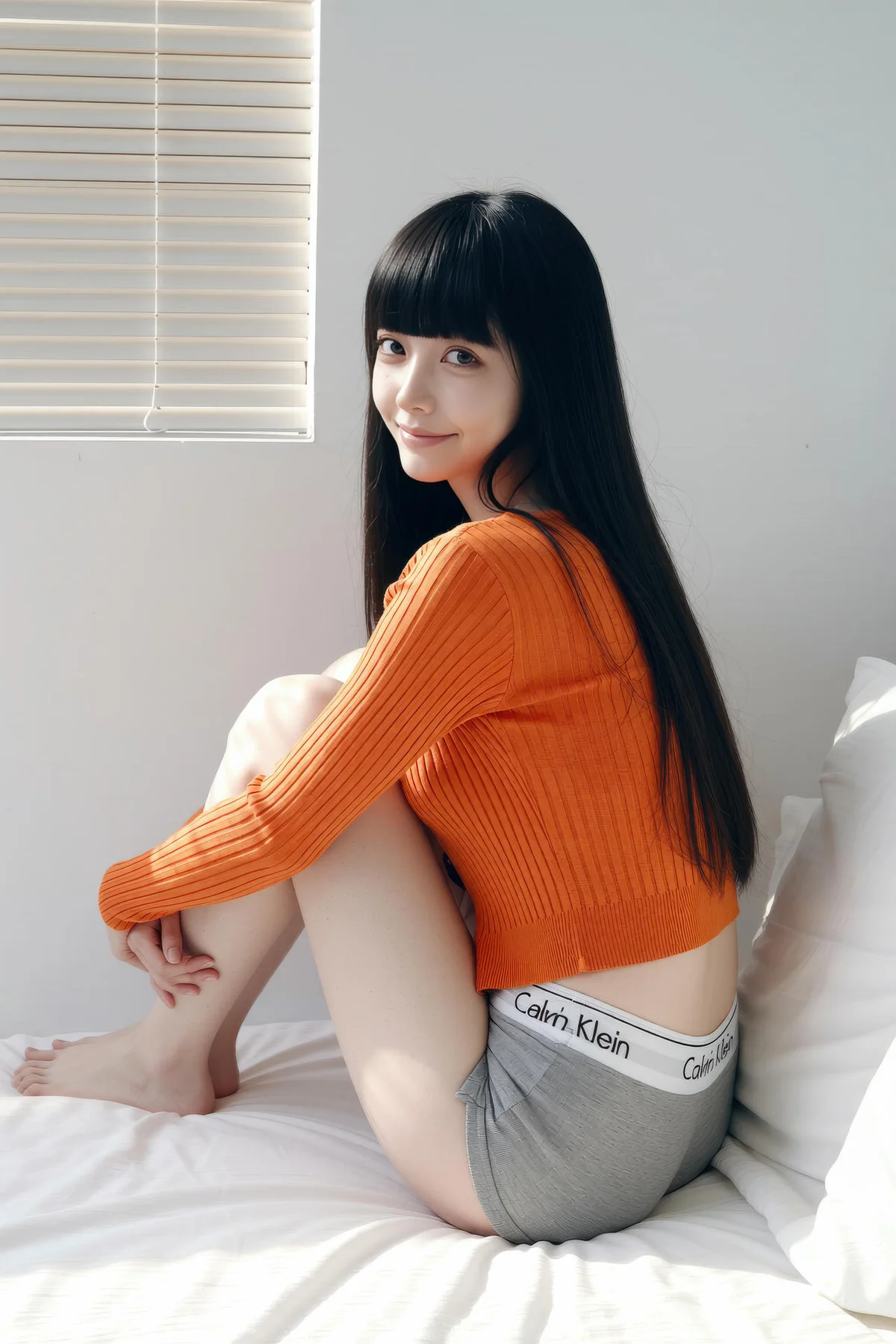 AIG  No.343 九歌lina橘色紧身衣爆乳 - 4