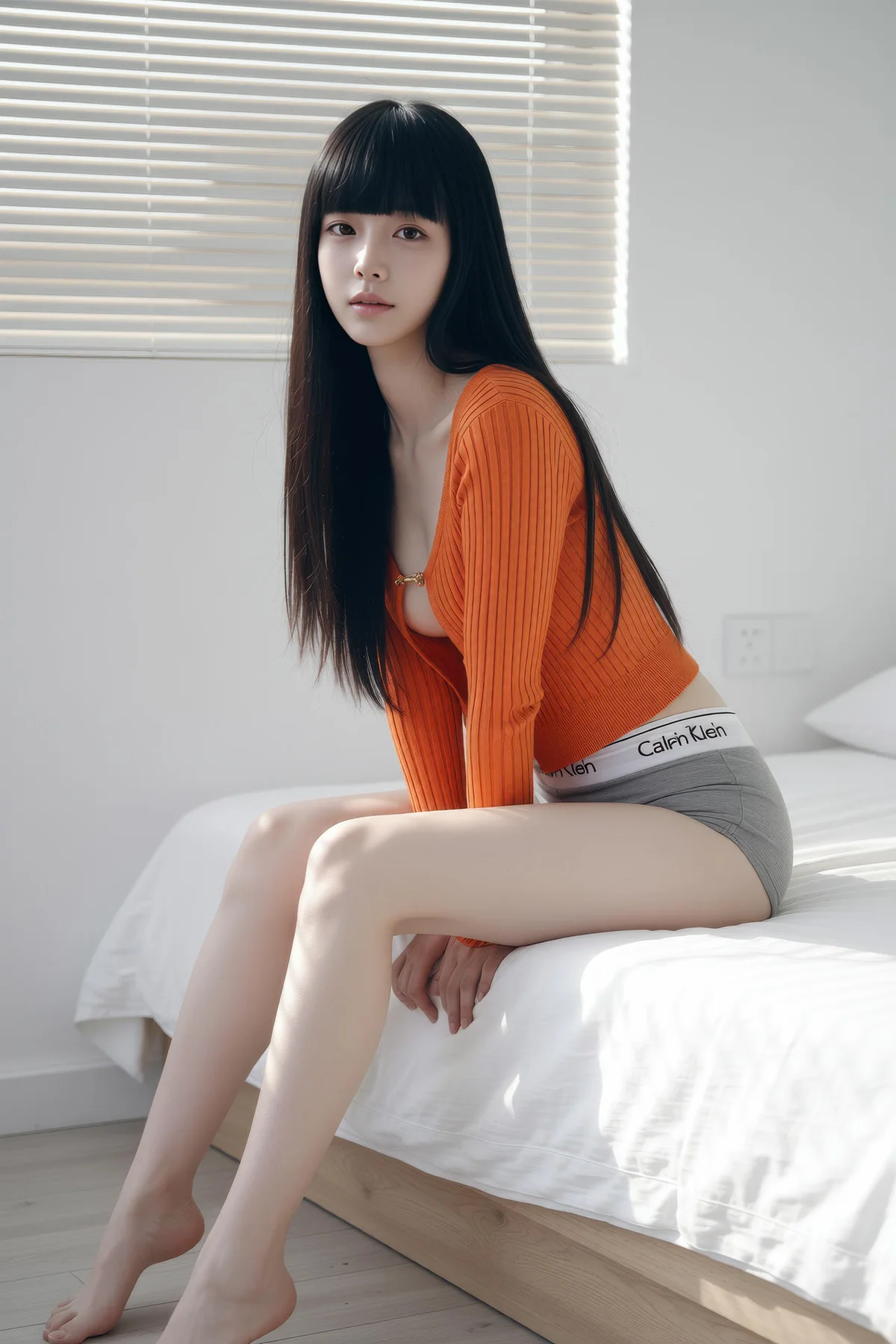 AIG  No.343 九歌lina橘色紧身衣爆乳 - 5