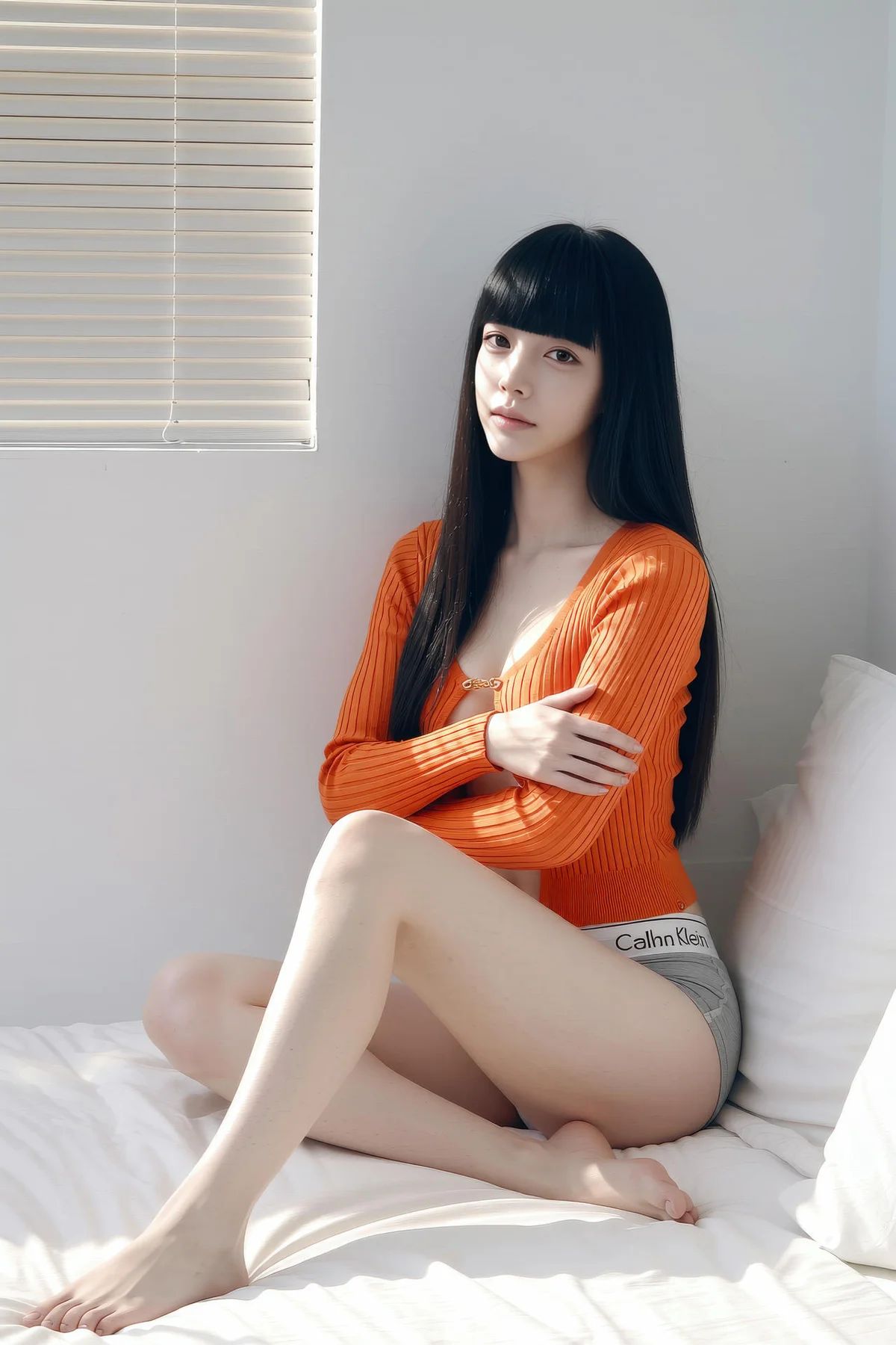 AIG  No.343 九歌lina橘色紧身衣爆乳 - 6