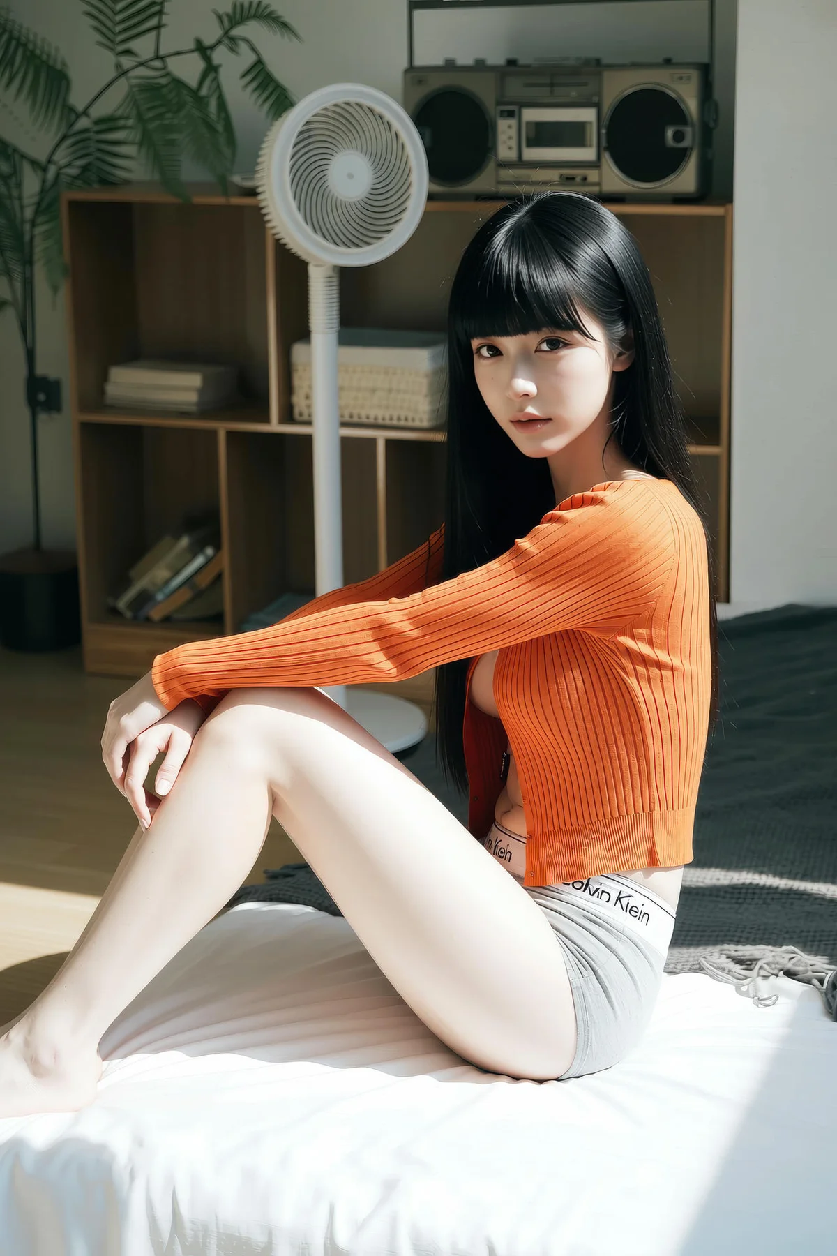 AIG  No.343 九歌lina橘色紧身衣爆乳 - 6