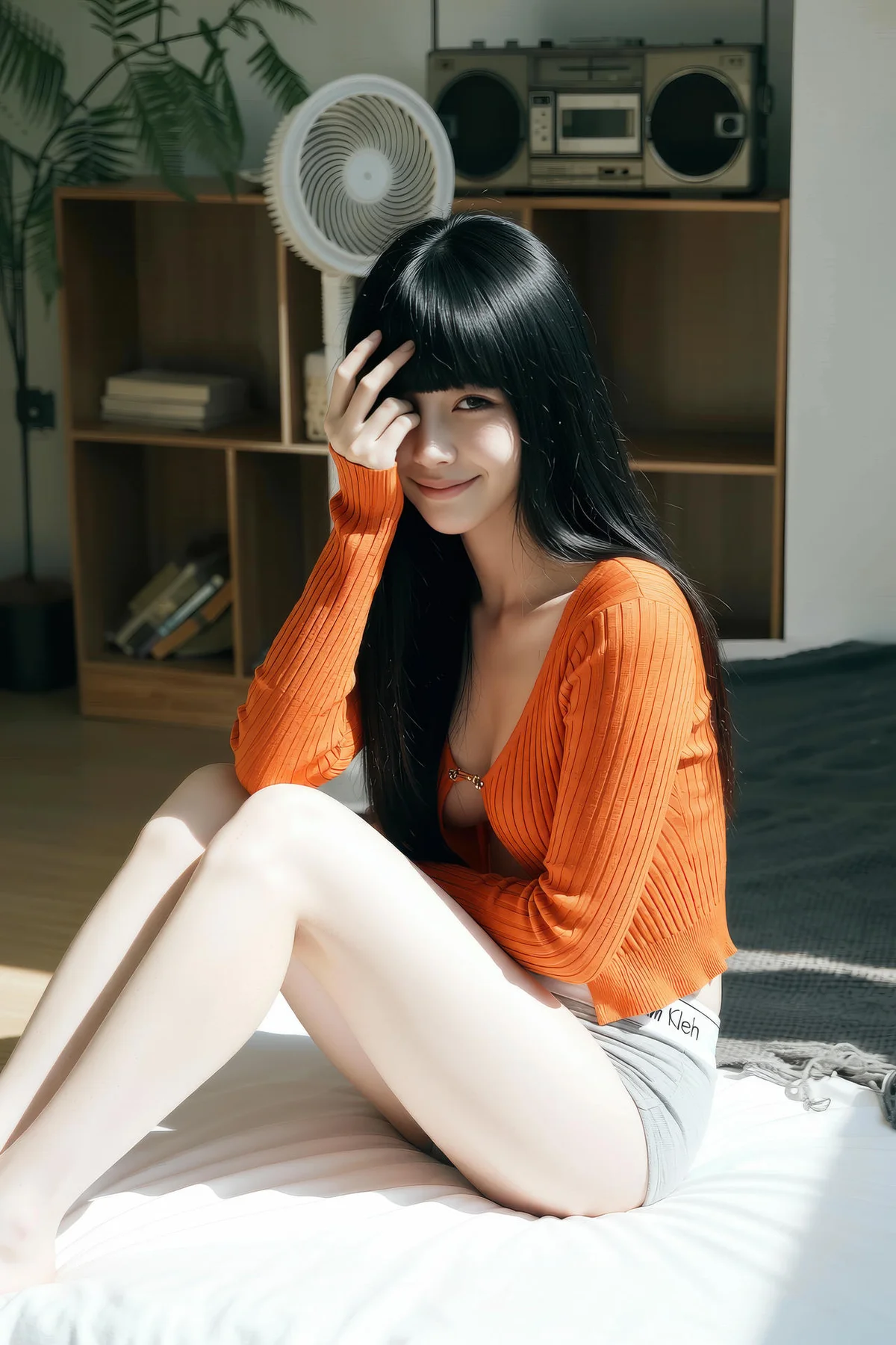 AIG  No.343 九歌lina橘色紧身衣爆乳 - 8