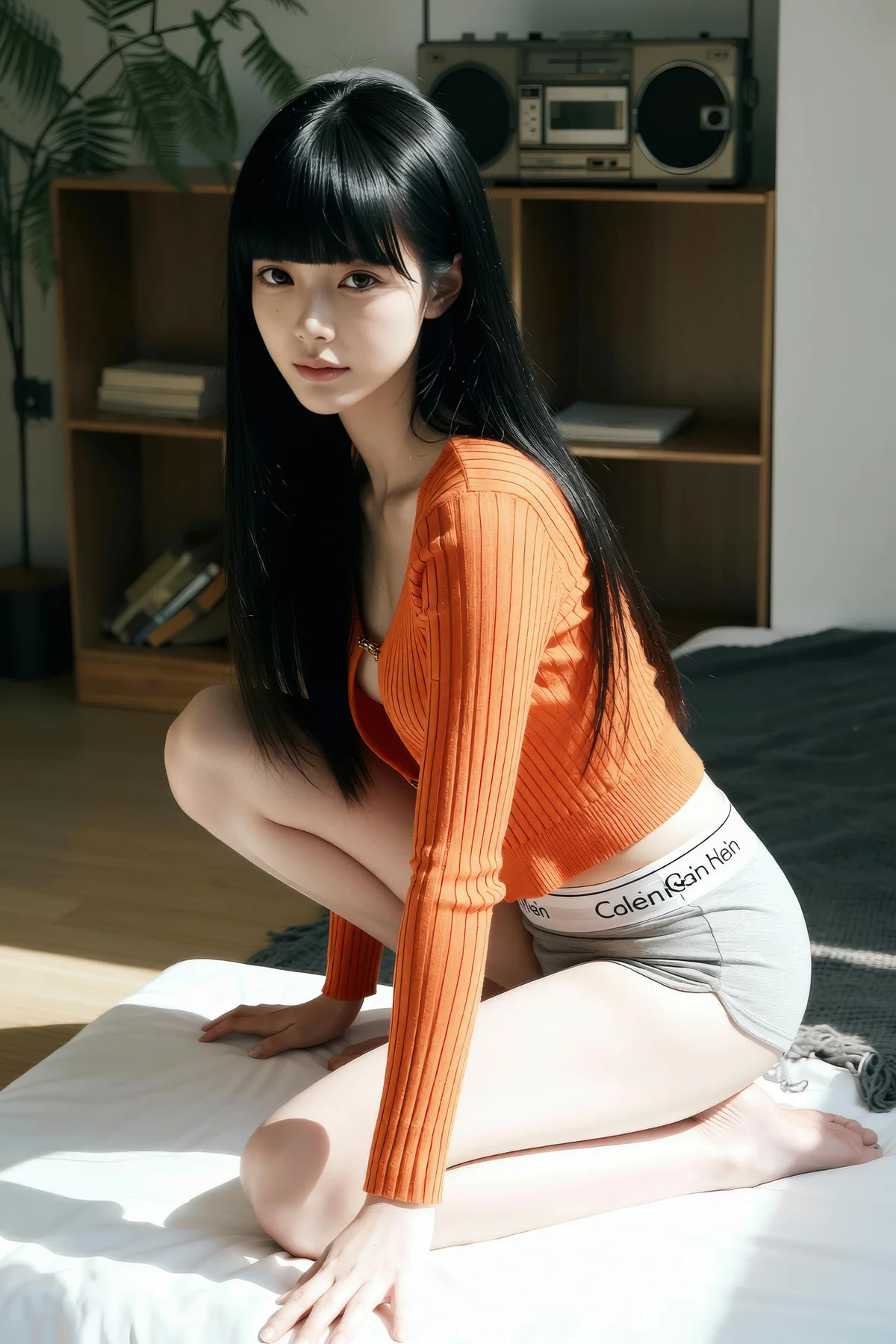 AIG  No.343 九歌lina橘色紧身衣爆乳 - 10