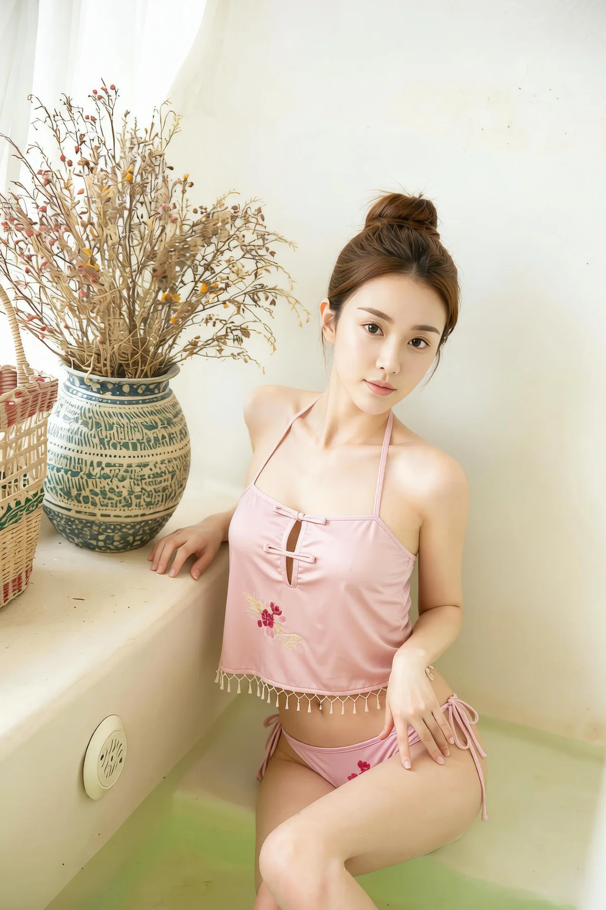 AIG  No.355 一拧粉色睡衣短裤 - 10