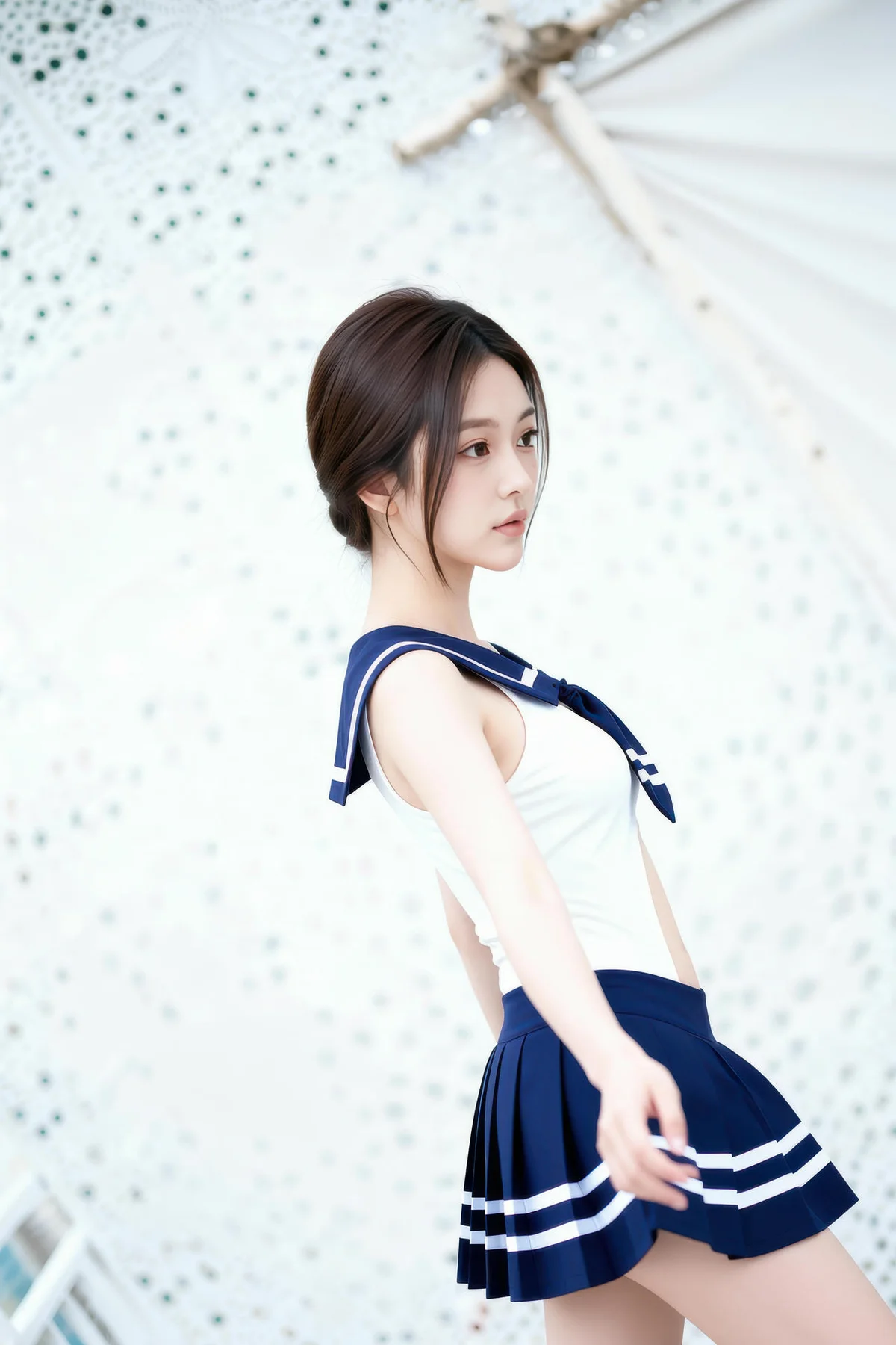 AIG  No.365  熙蕾学姐jk制服短裙 - 1