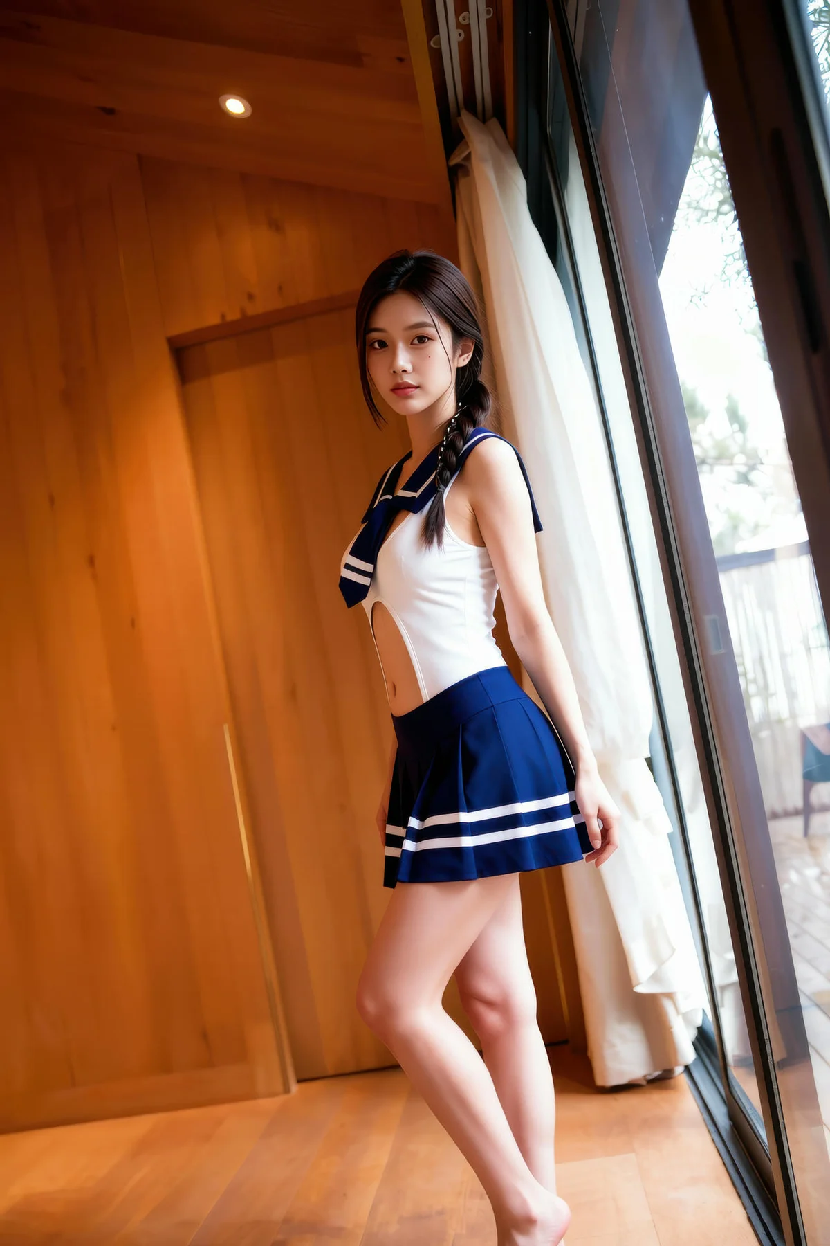 AIG  No.365  熙蕾学姐jk制服短裙 - 8