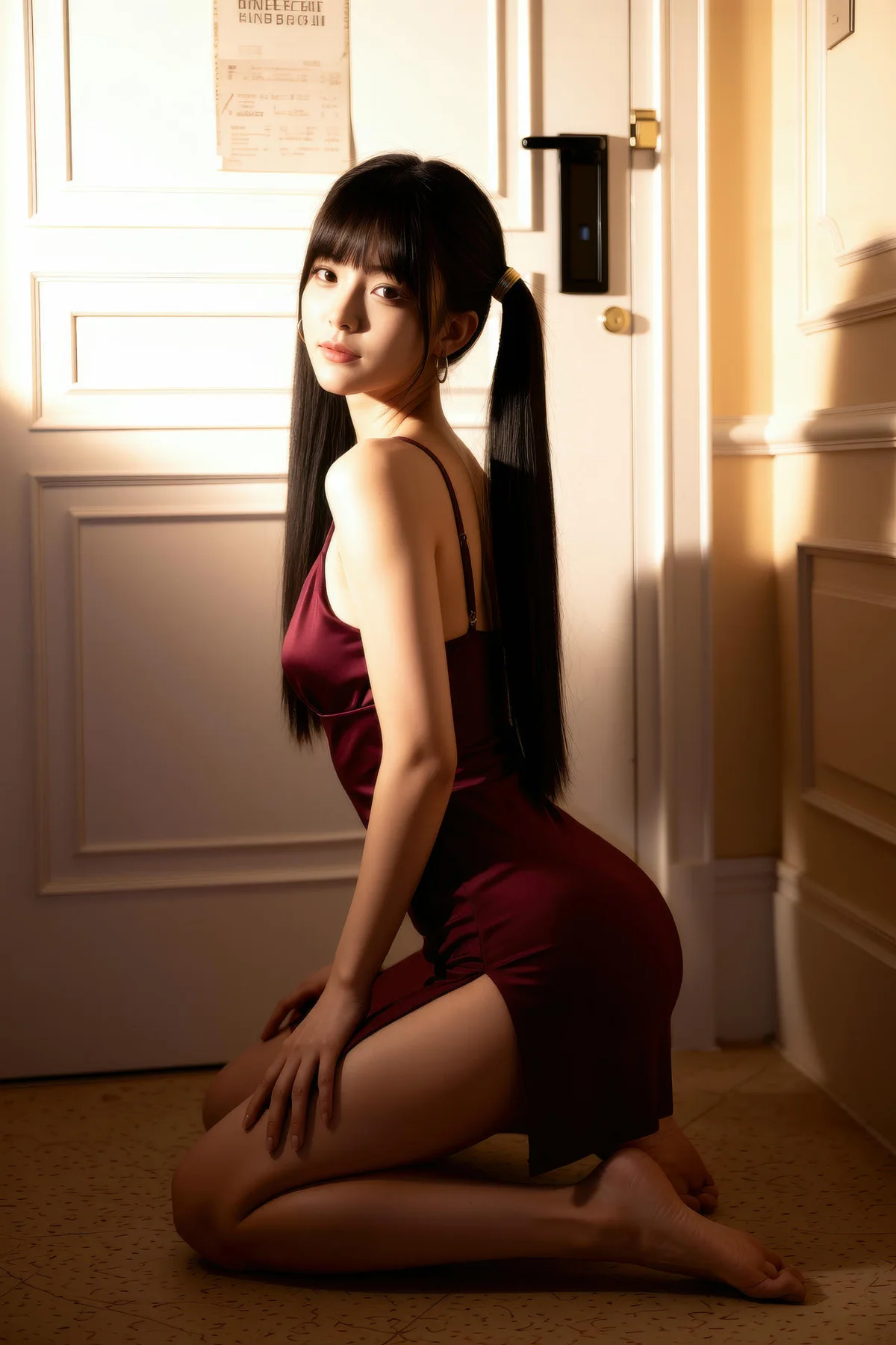 AIG  No.374 柚柚sasa丝绸美裙写真 - 9