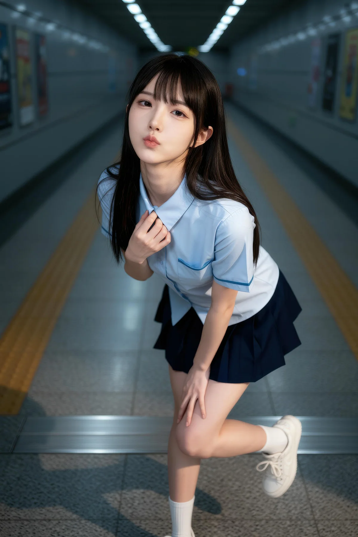 AIG  No.375 芭喜mila制服jk短裙写真 - 1
