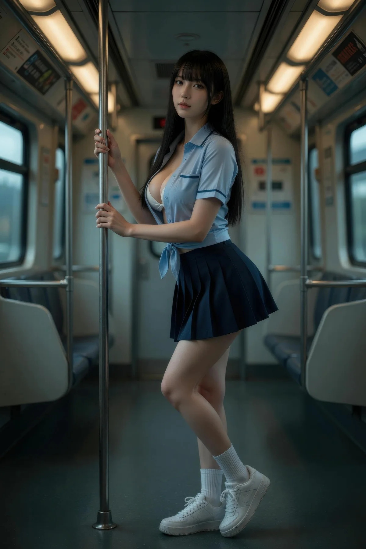 AIG  No.375 芭喜mila制服jk短裙写真 - 1