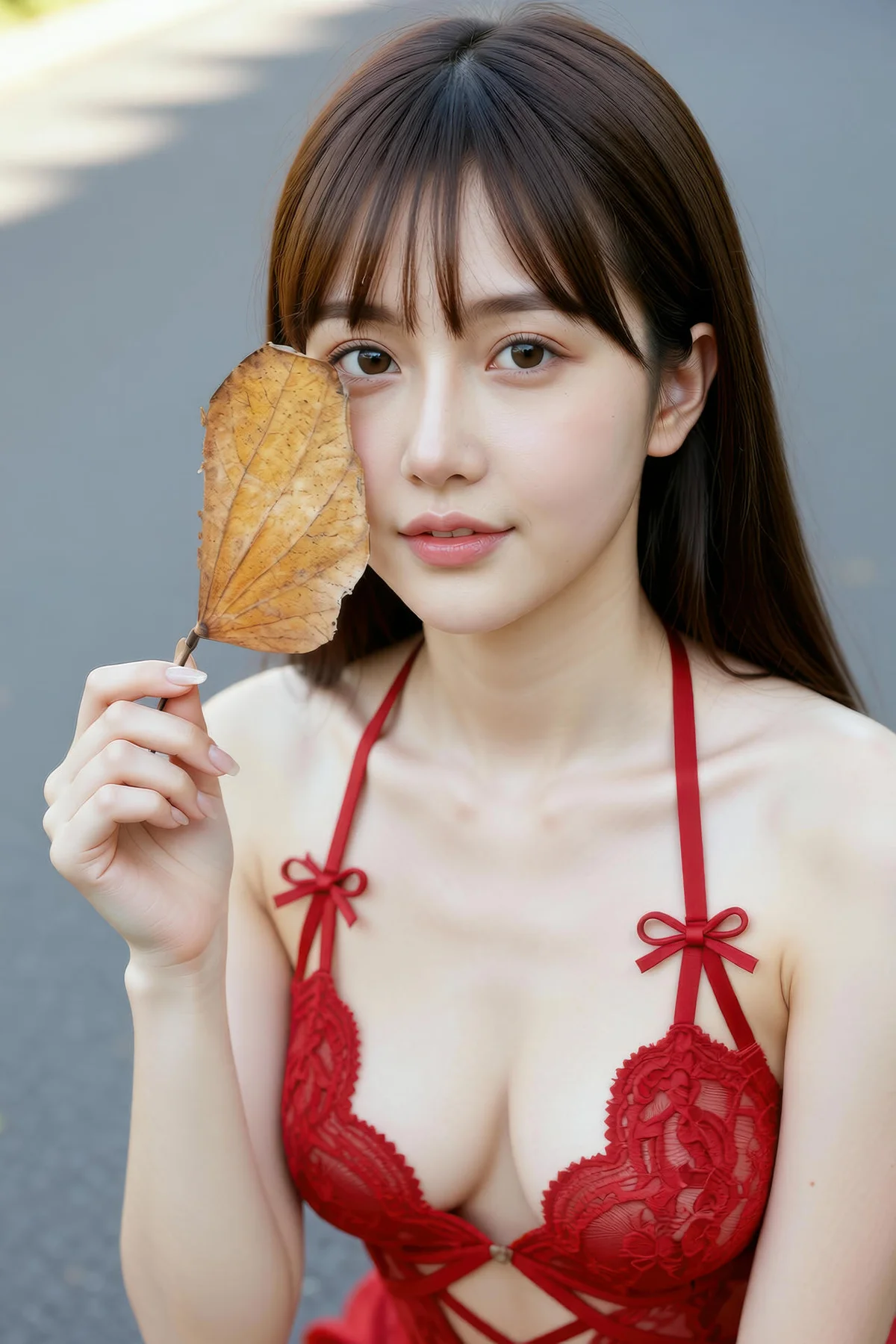 AIG  No.376 婉婉红蕾丝短裙爆乳 - 6