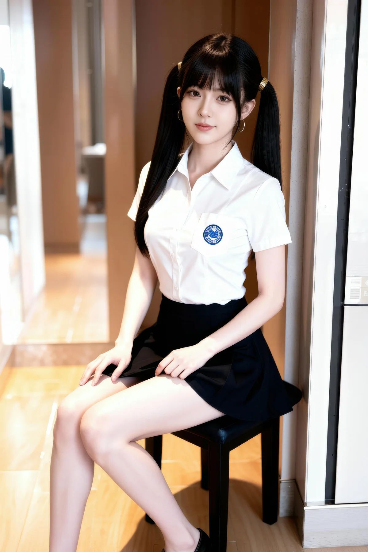AIG  No.384 柚柚sasa制服jk少女 - 1