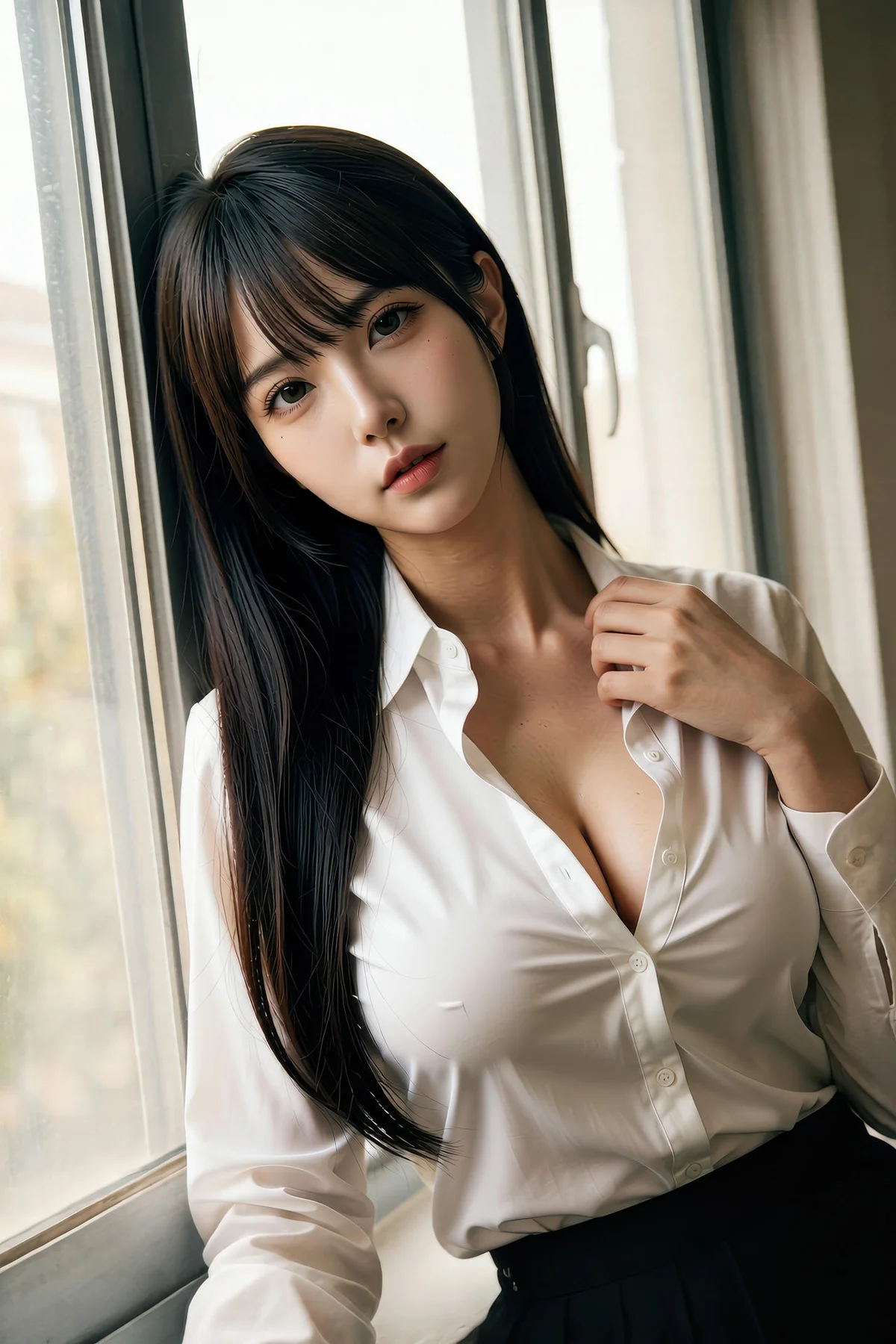 AIG  No.385 芭喜mila爆乳酥胸衬衫 - 7
