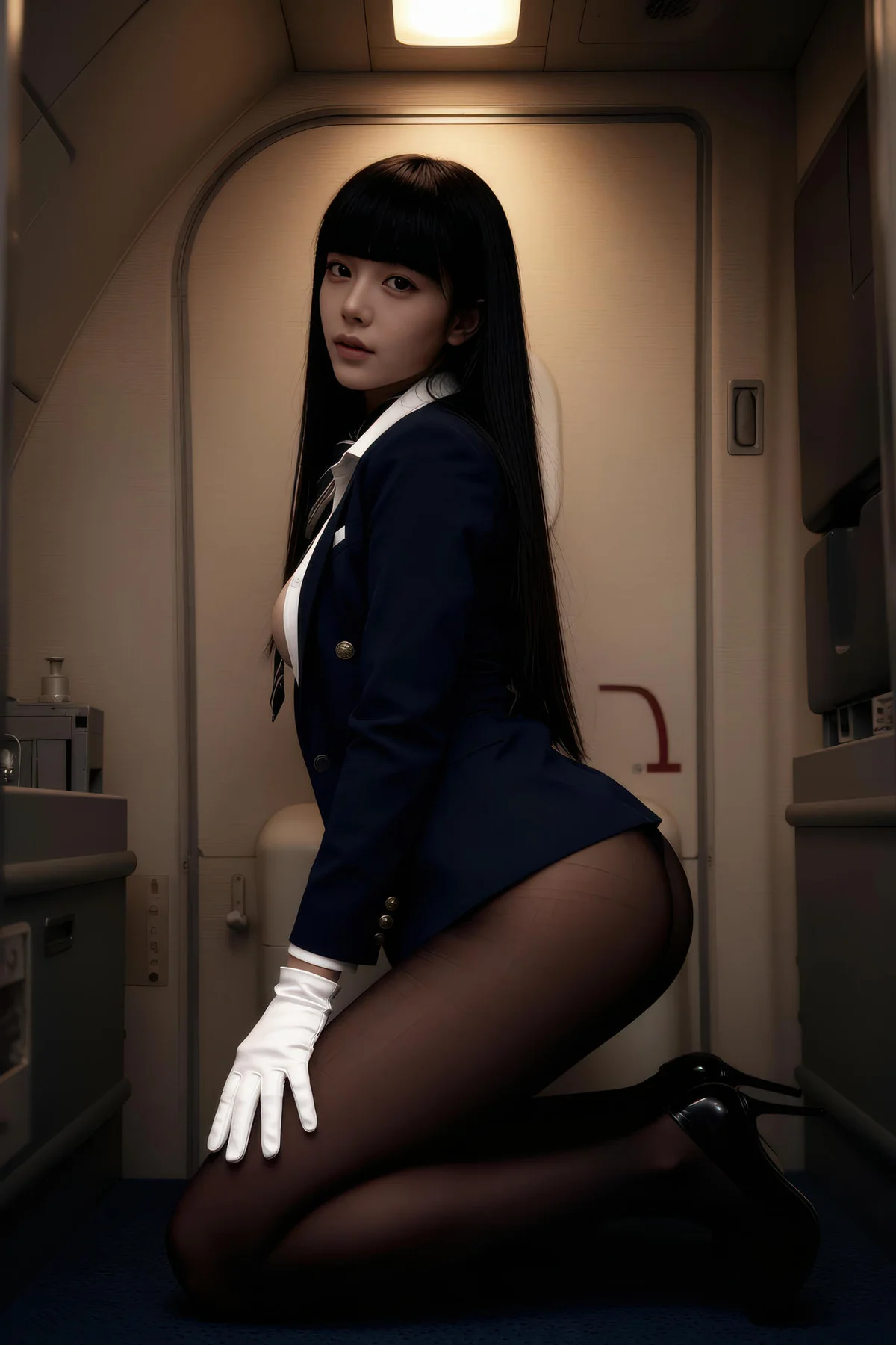 AIG  No.390 九歌lina黑丝高跟ol制服 - 8