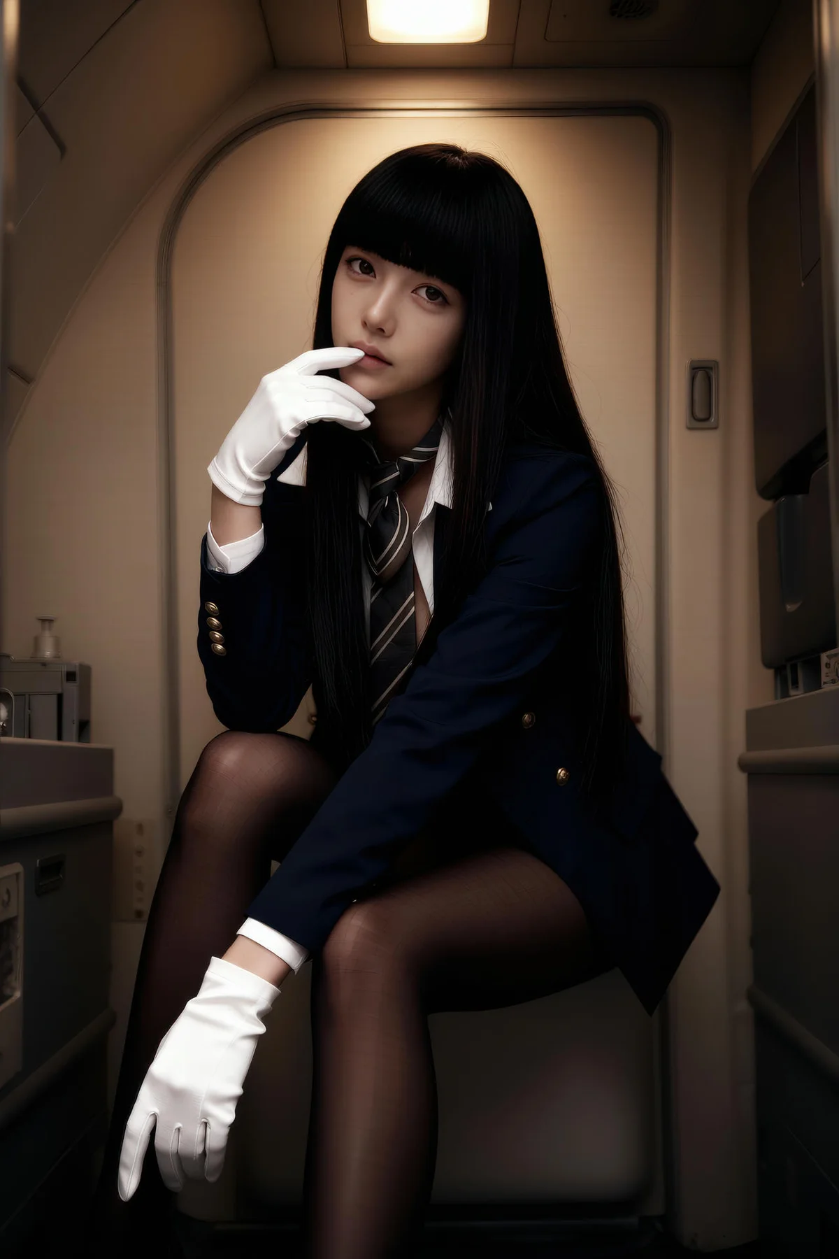 AIG  No.390 九歌lina黑丝高跟ol制服 - 9