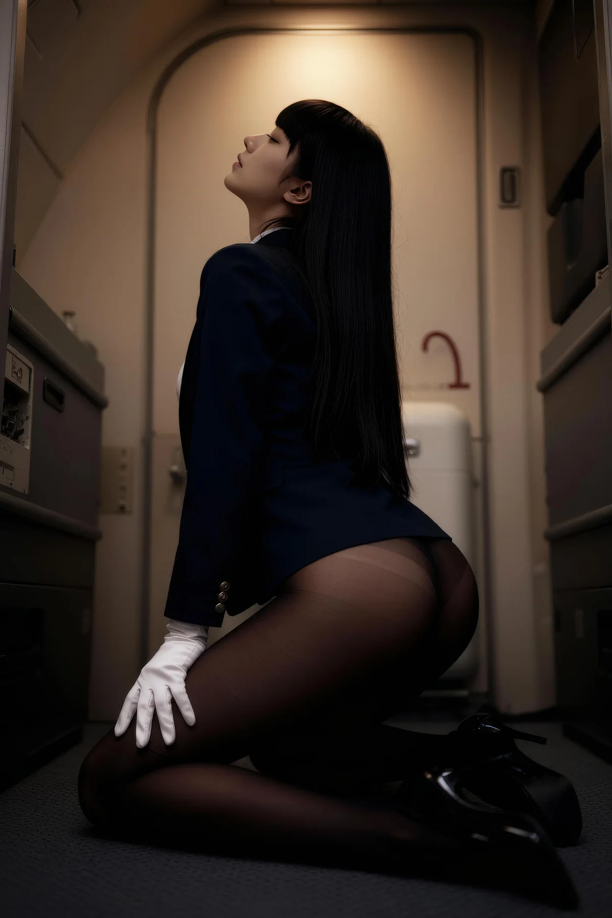 AIG  No.390 九歌lina黑丝高跟ol制服 - 4