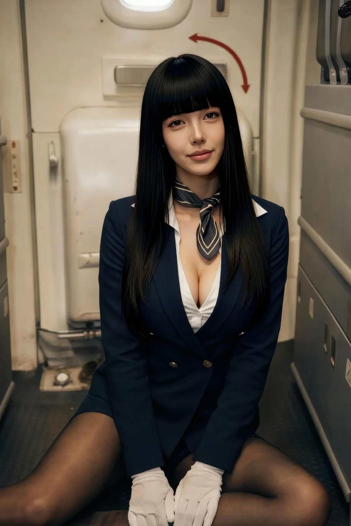 AIG  No.390 九歌lina黑丝高跟ol制服 - 5