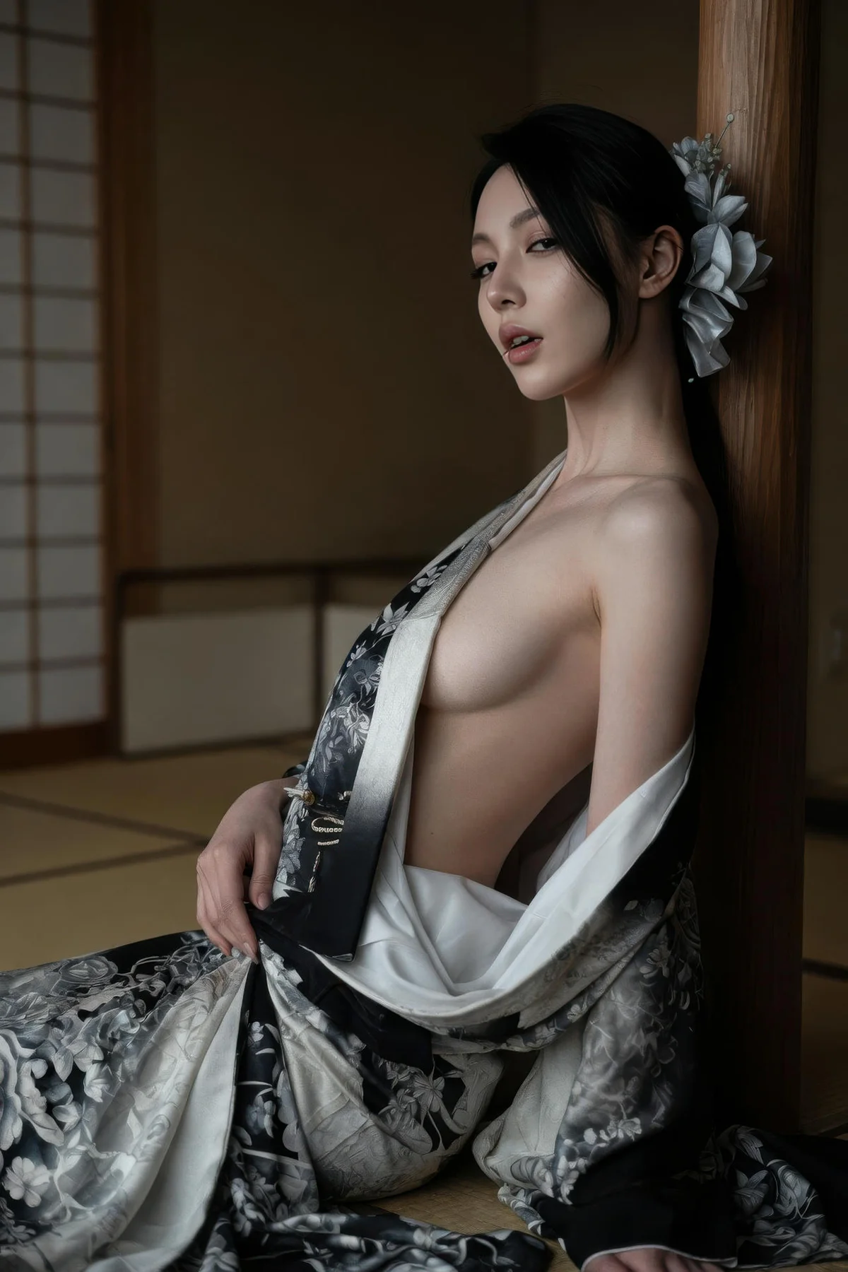 AIG  No.398 柒琪喵爆乳制服美图 - 1