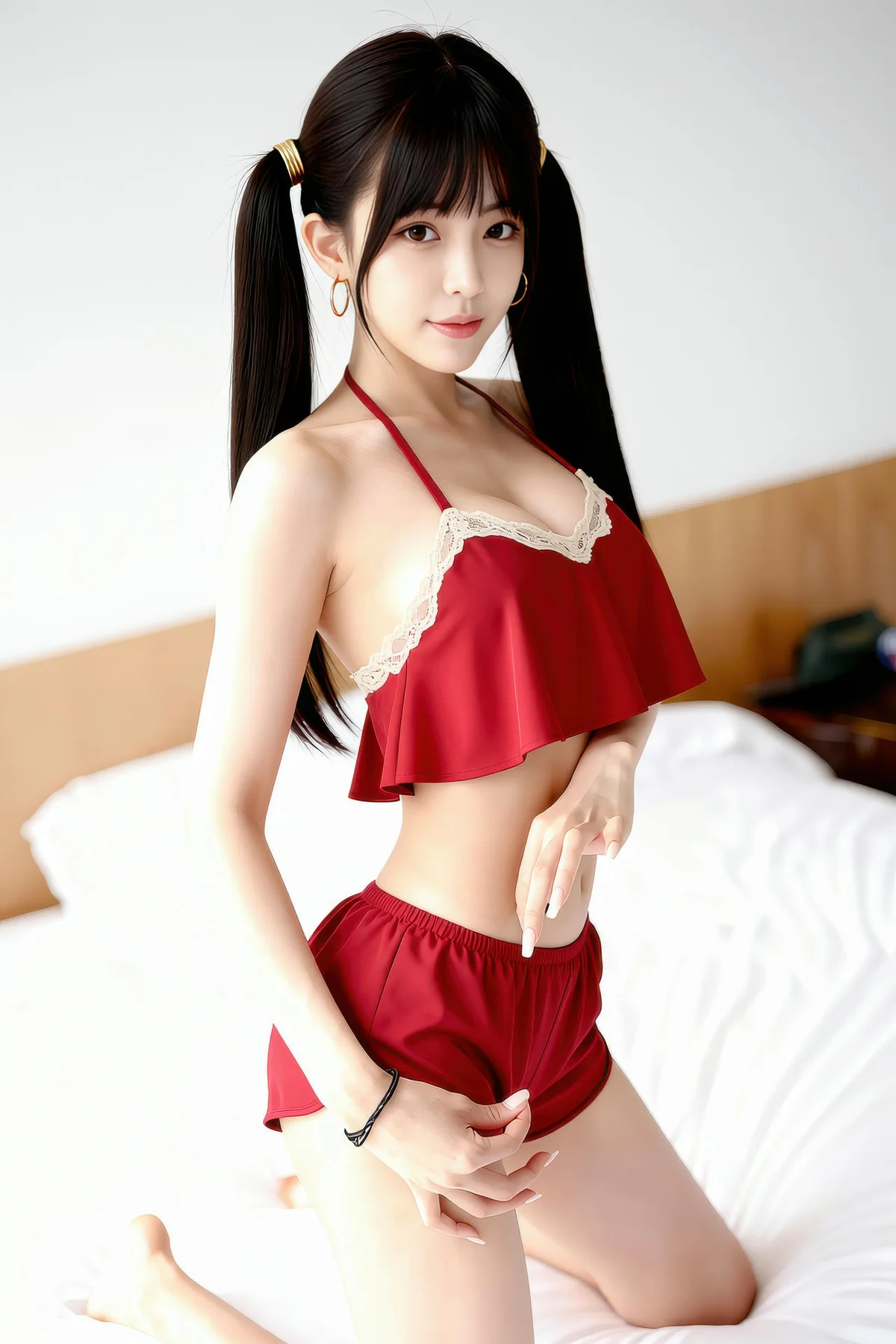 AIG  No.403 柚柚sasa性感香肩睡衣 - 3