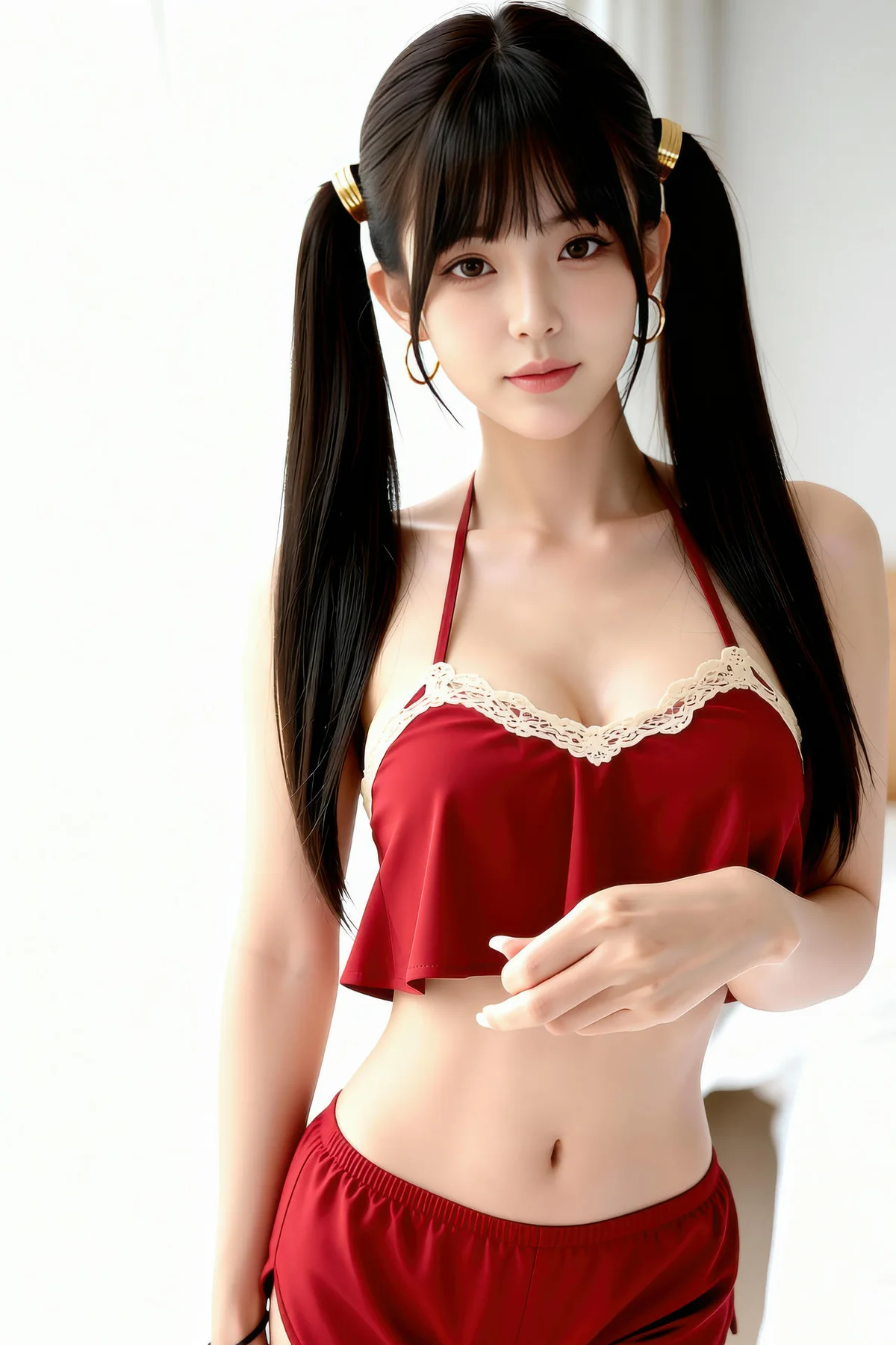AIG  No.403 柚柚sasa性感香肩睡衣 - 5
