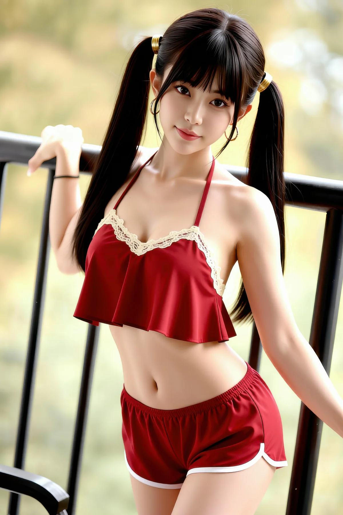AIG  No.403 柚柚sasa性感香肩睡衣 - 9