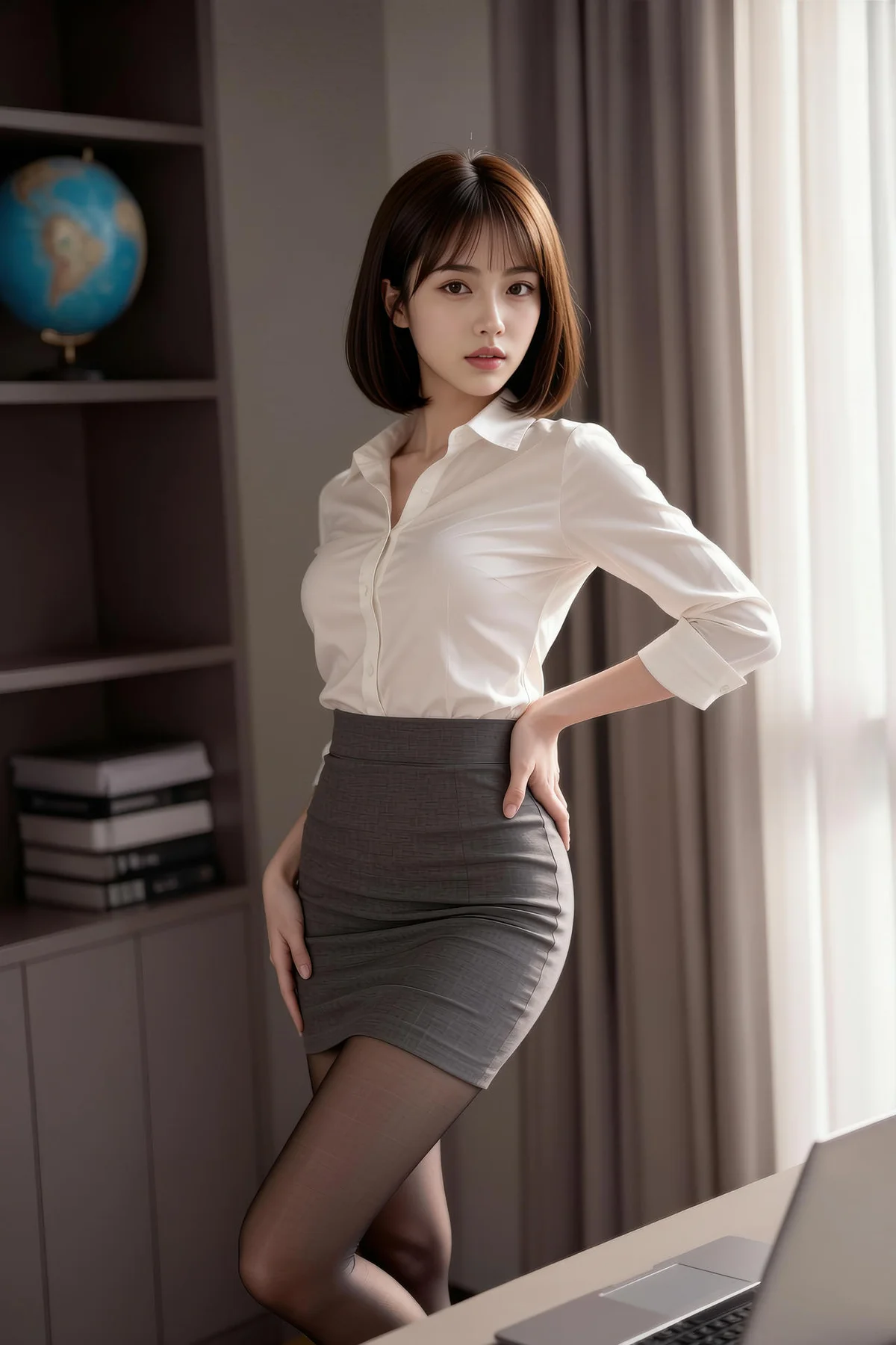 AIG  No.414 小乔办公室ol制服 - 8