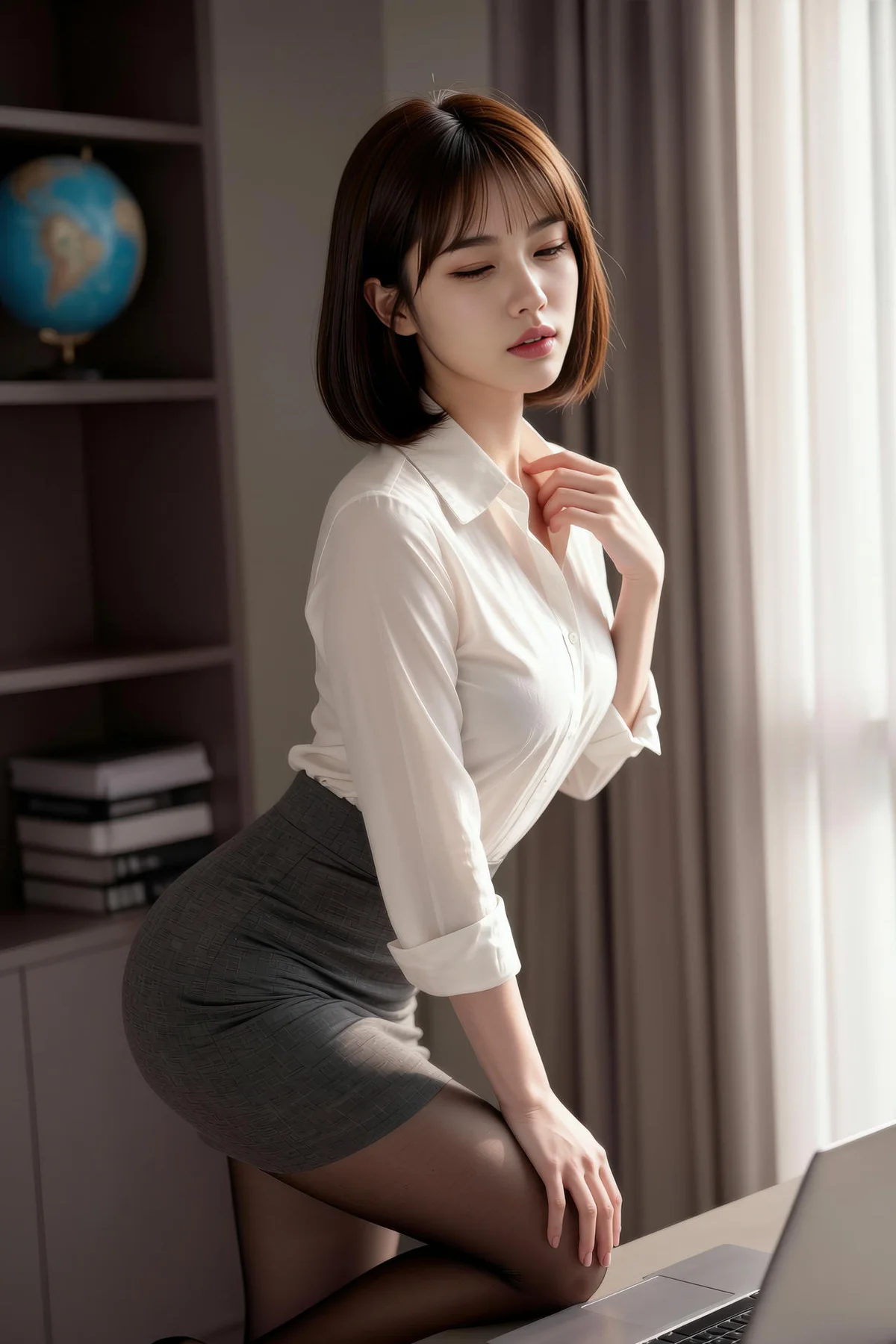 AIG  No.414 小乔办公室ol制服 - 6