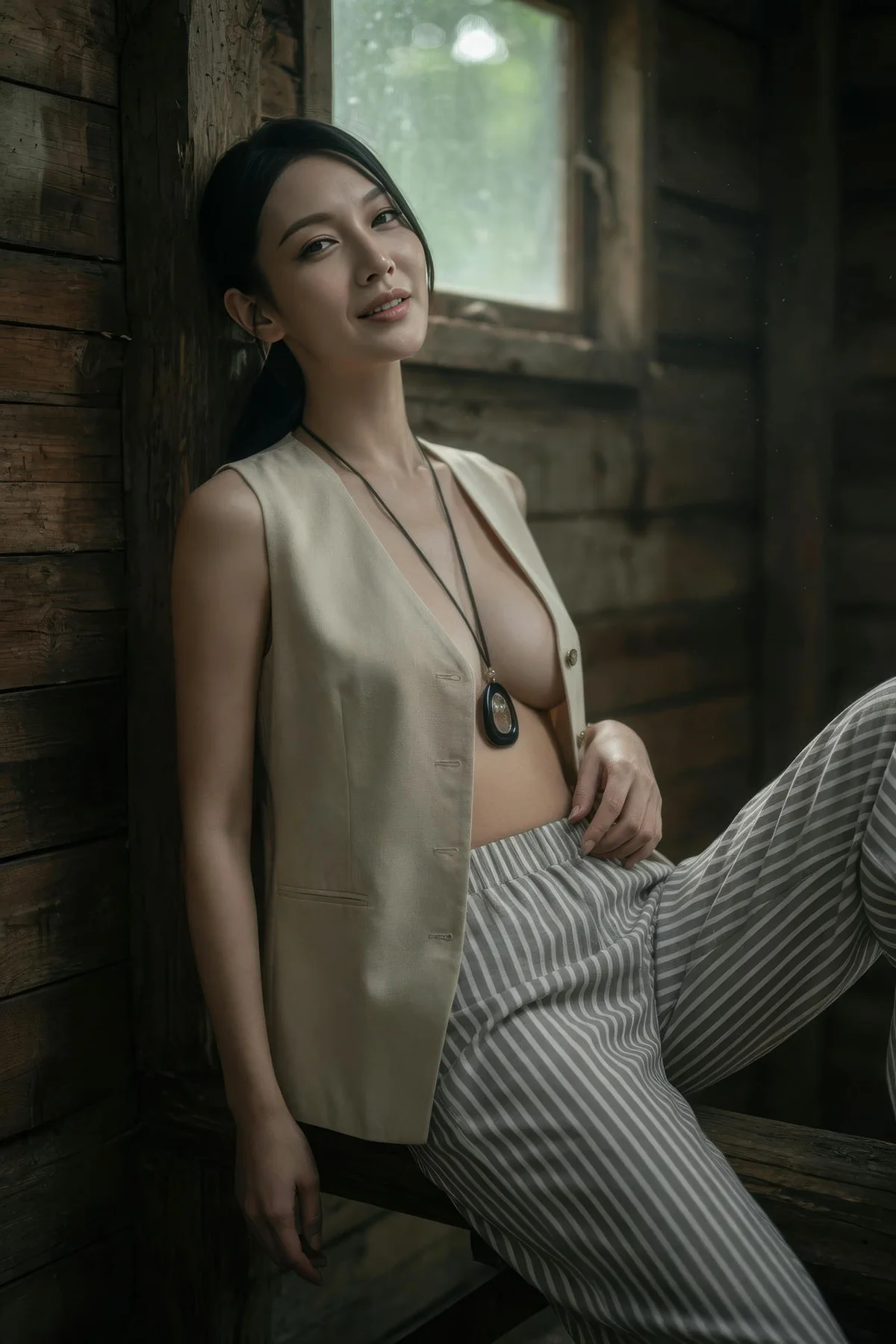AIG  No.420 柒琪喵爆乳森林写真 - 9
