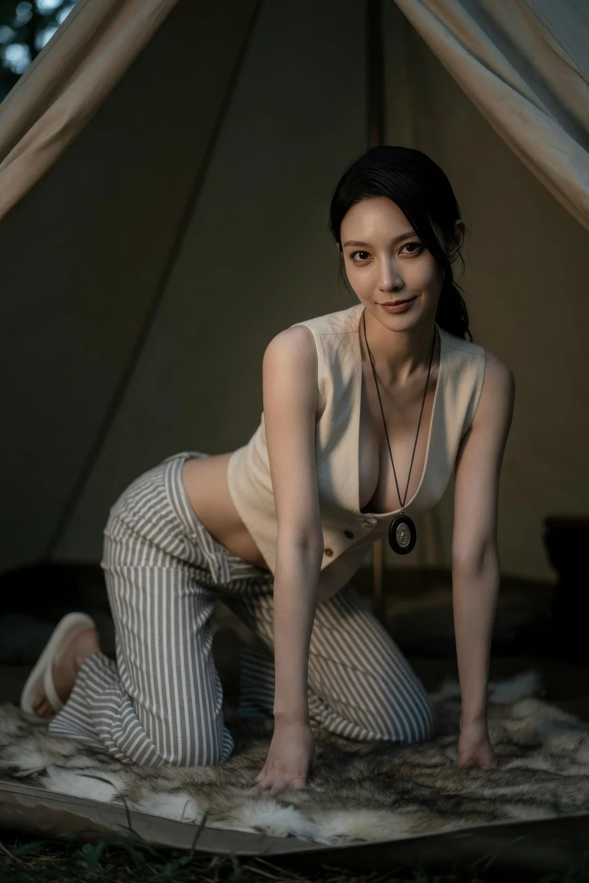 AIG  No.420 柒琪喵爆乳森林写真 - 6