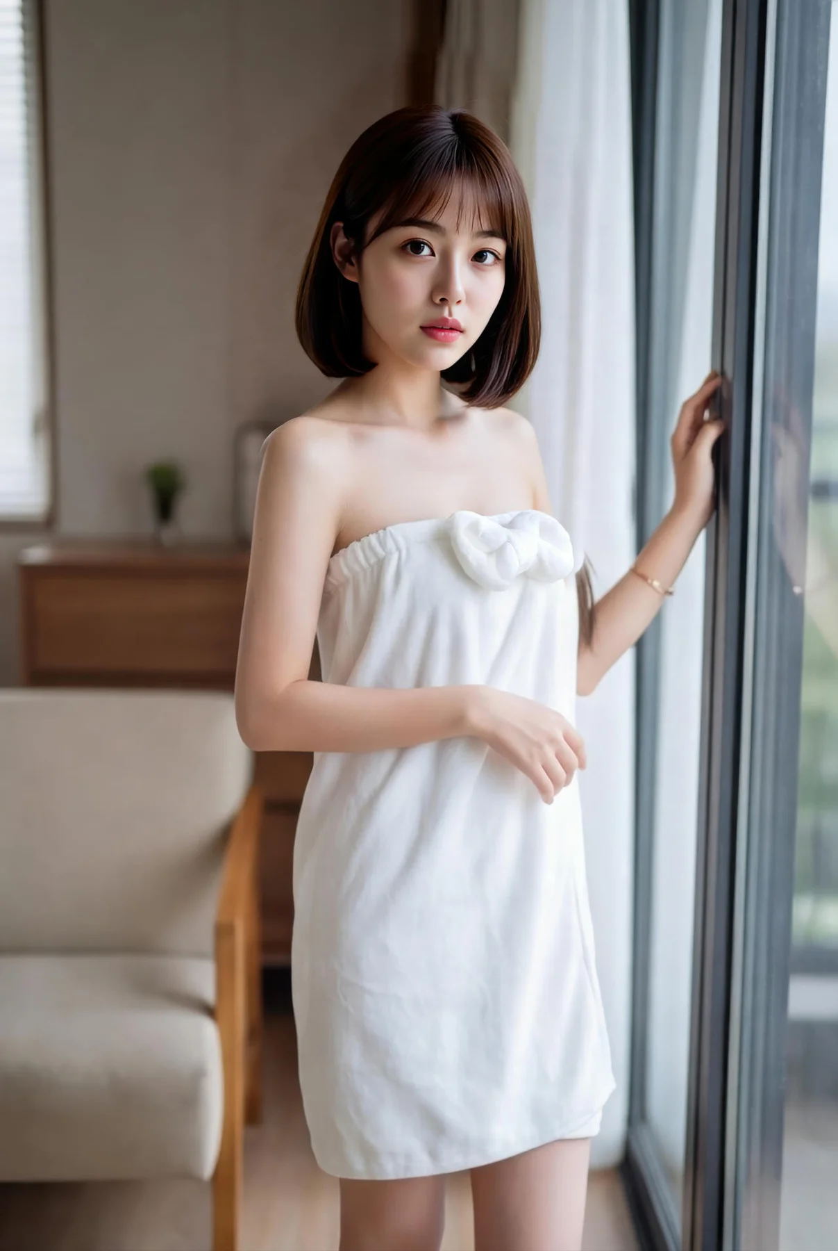 AIG  No.422 小乔俏皮爆乳背带裤写真 - 1