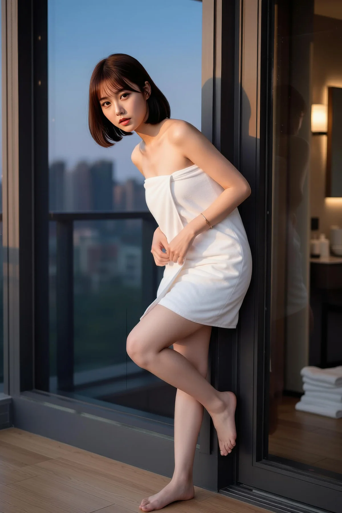 AIG  No.422 小乔俏皮爆乳背带裤写真 - 10