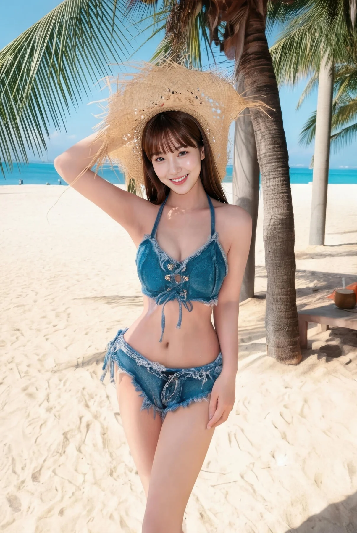 AIG  No.425 婉婉牛仔沙滩比基尼 - 1